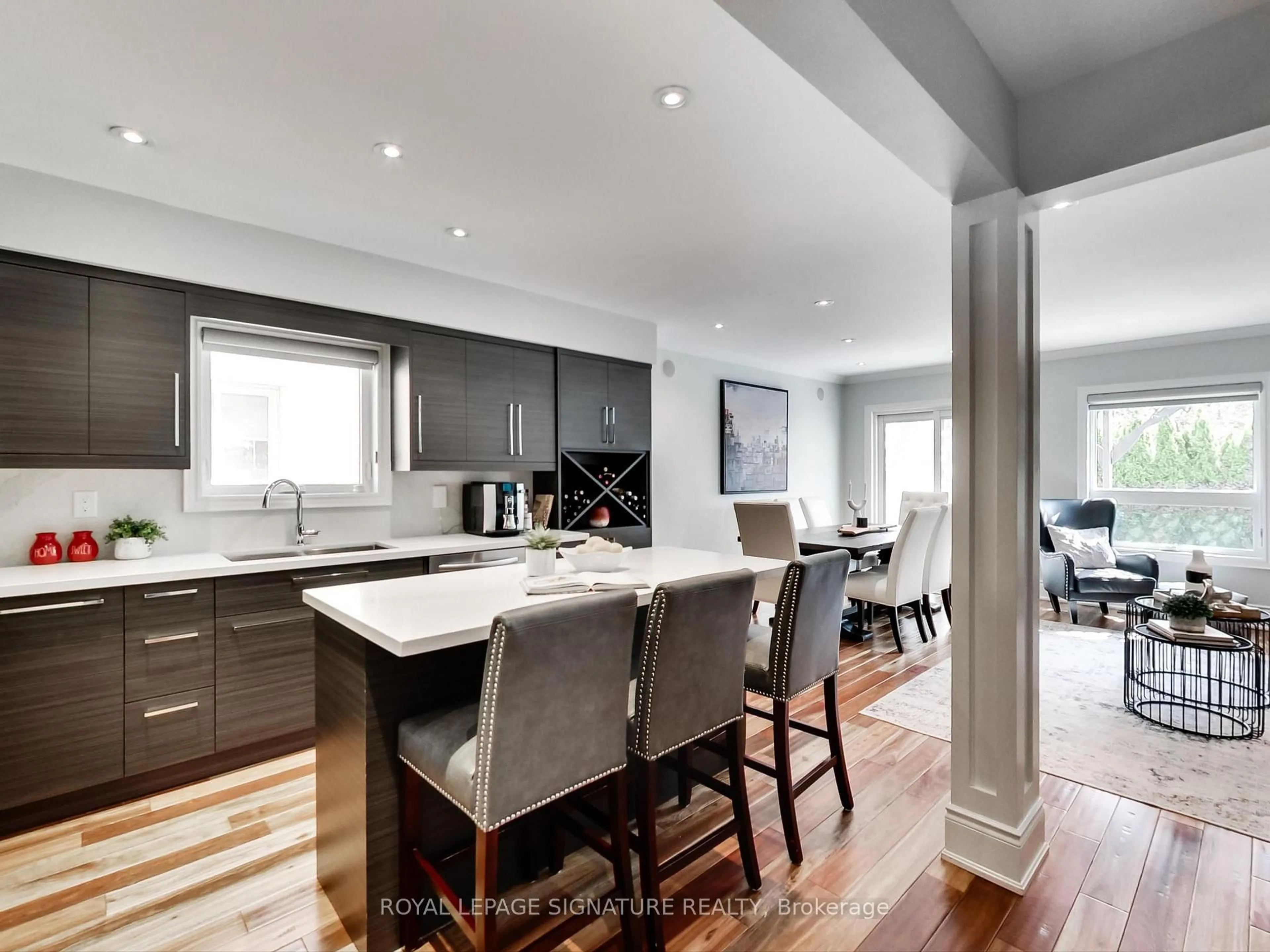 Open concept kitchen, unknown for 75 Monte Carlo Dr, Vaughan Ontario L4H 1T3