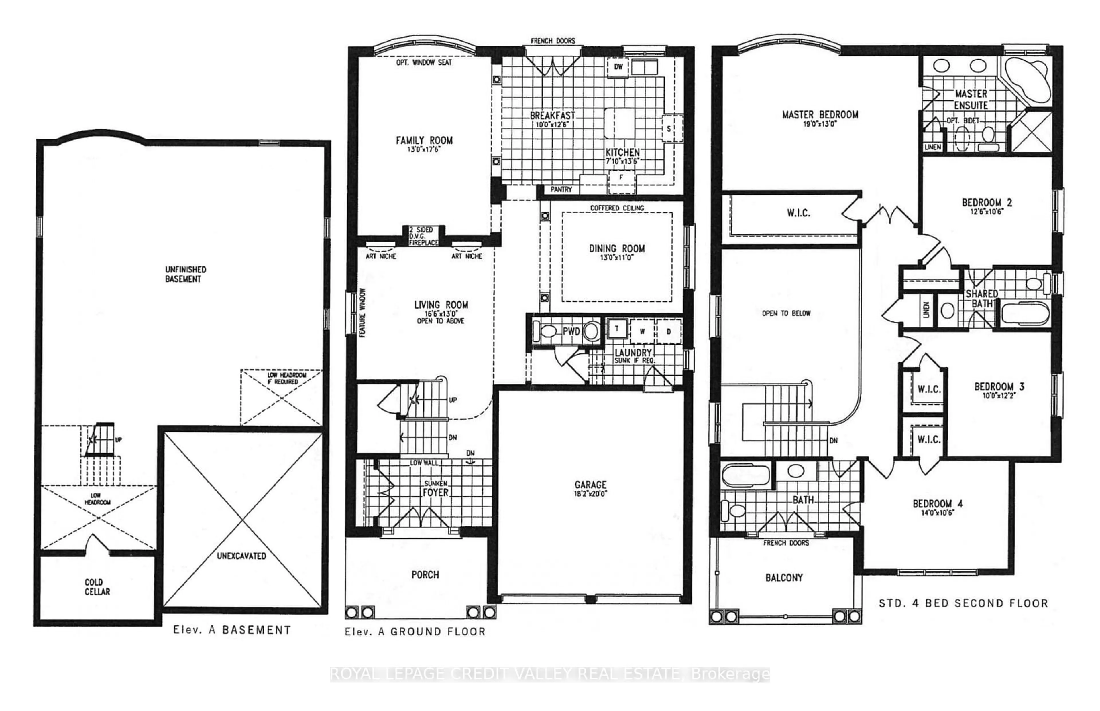 Floor plan for 2 Ironside Dr, Vaughan Ontario L4H 3R8