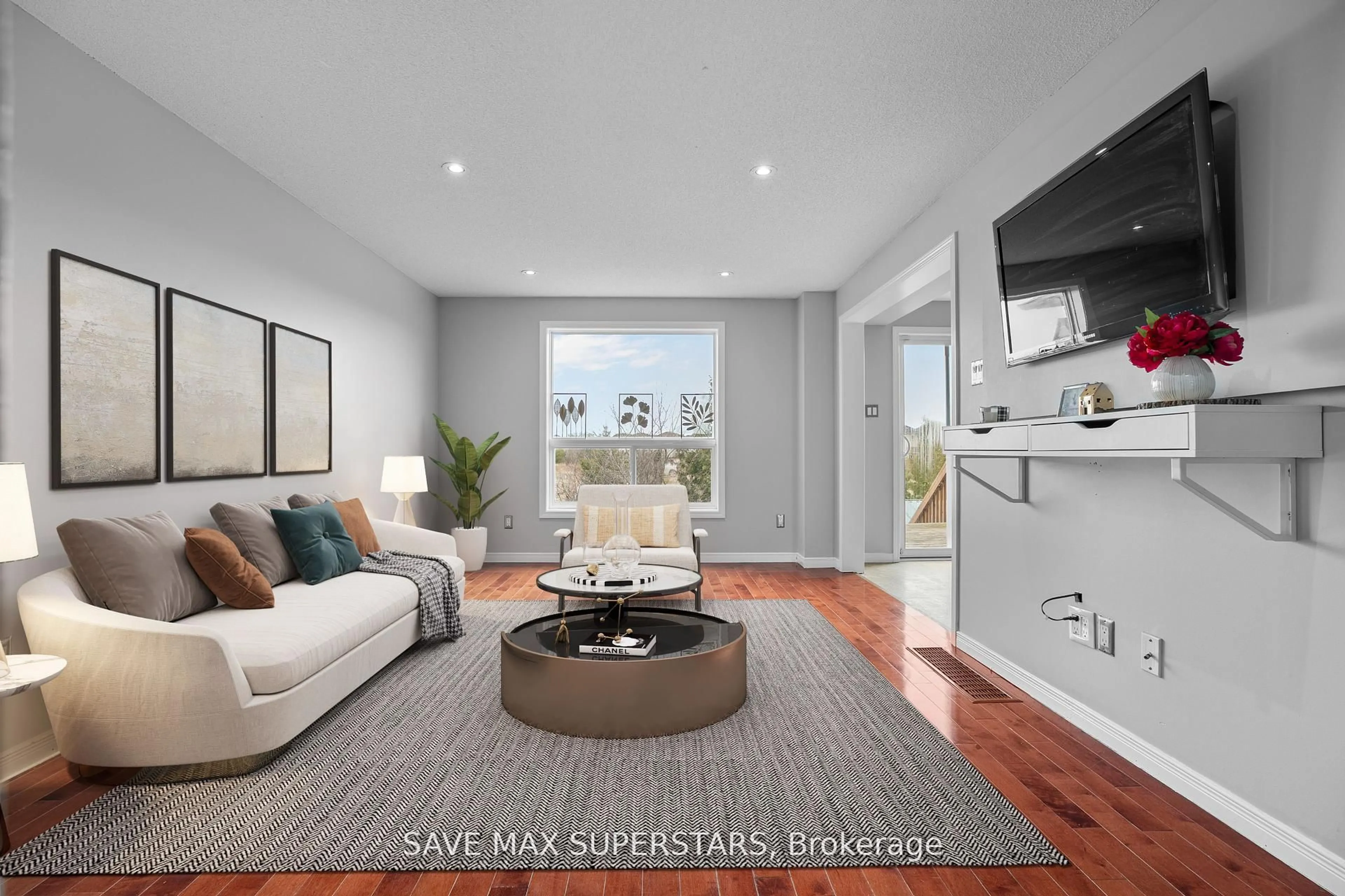 Living room with furniture, unknown for 2023 SWAN St, Innisfil Ontario L9S 0B5