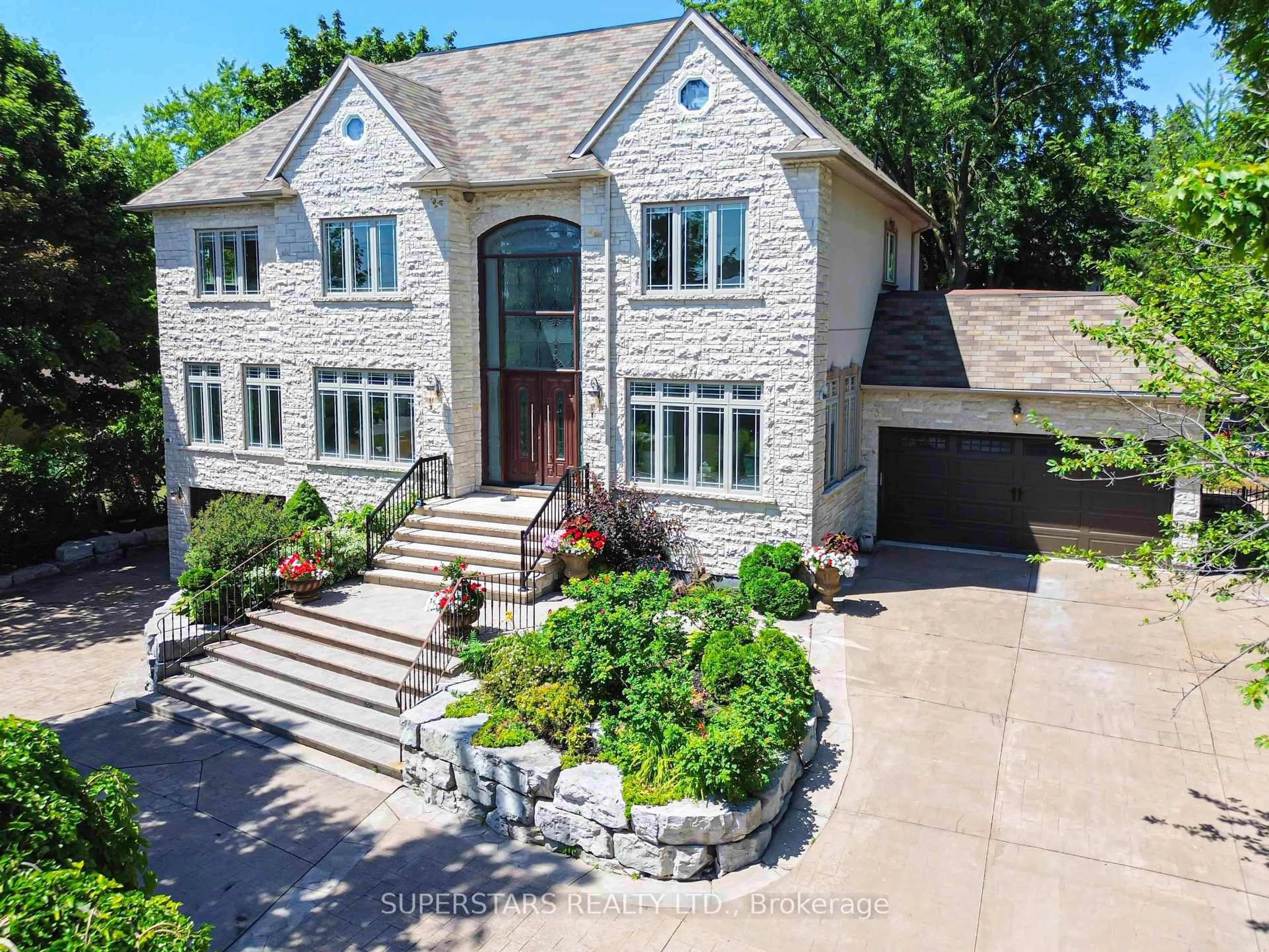 Home with brick exterior material, street for 43 Hughson Dr, Markham Ontario L3R 2T7