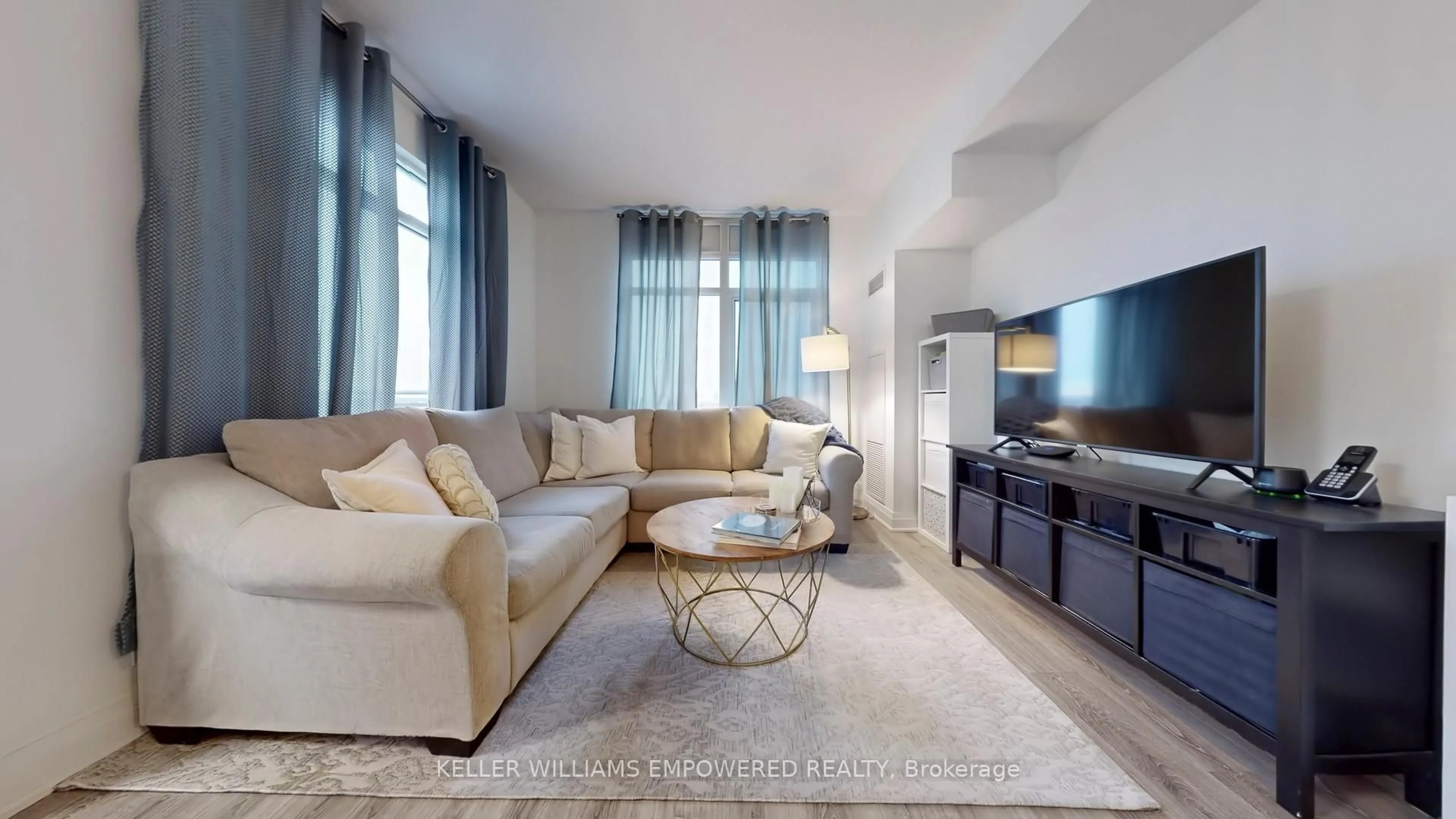 Living room with furniture, unknown for 24 Woodstream Blvd #904, Vaughan Ontario L4L 8C4