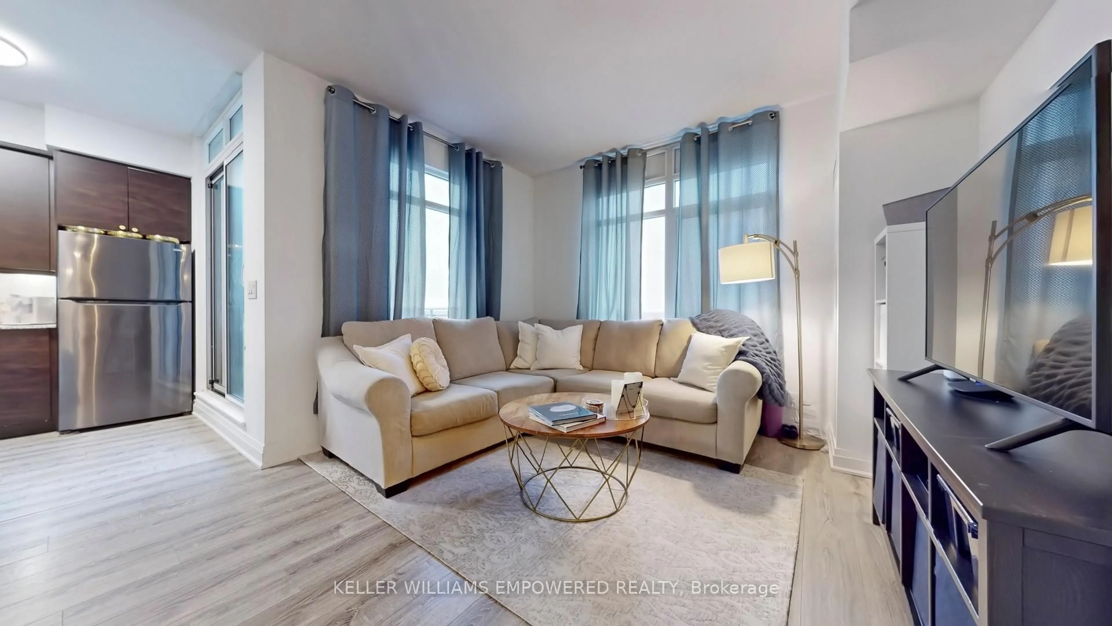 Living room with furniture, unknown for 24 Woodstream Blvd #904, Vaughan Ontario L4L 8C4