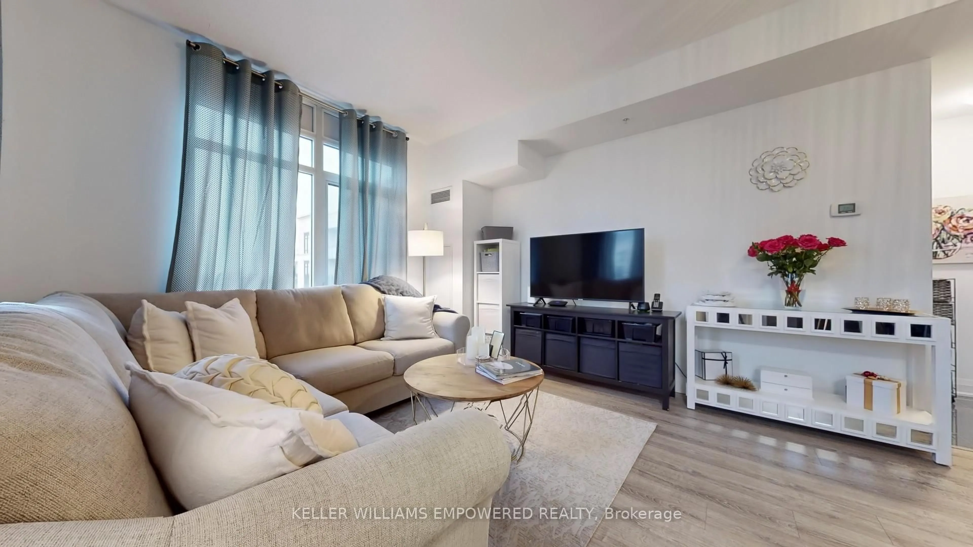 Living room with furniture, unknown for 24 Woodstream Blvd #904, Vaughan Ontario L4L 8C4