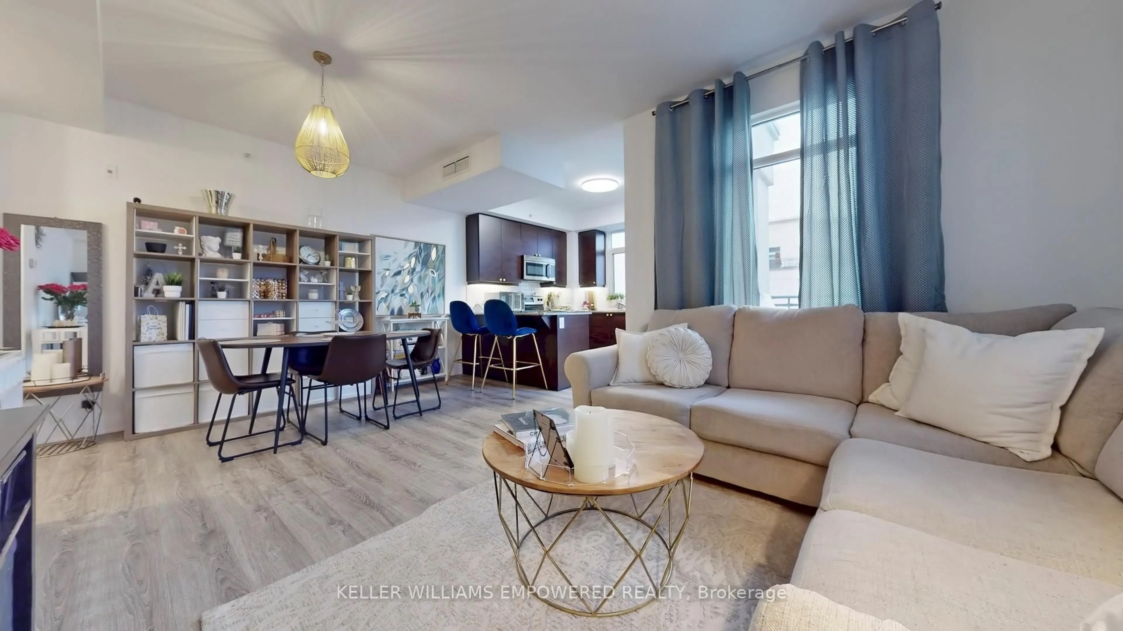 Living room with furniture, unknown for 24 Woodstream Blvd #904, Vaughan Ontario L4L 8C4
