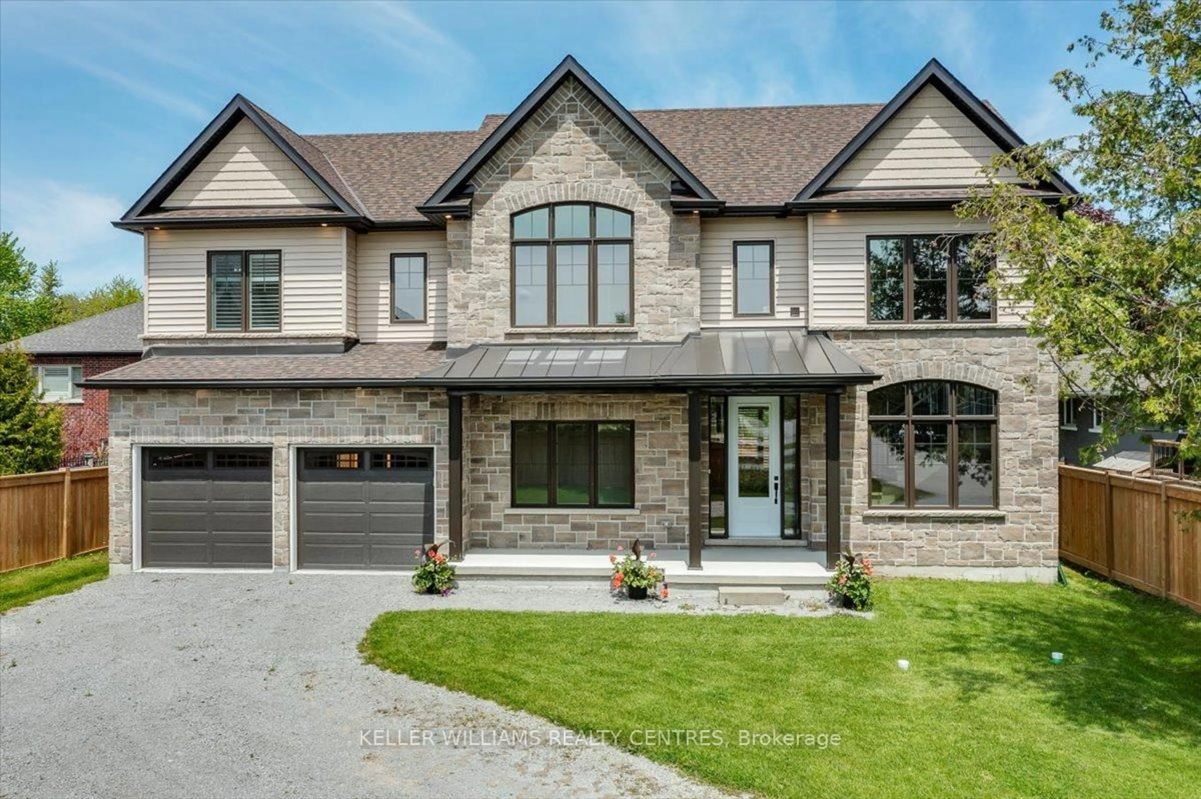Home with brick exterior material, street for 28 St. George St, Georgina Ontario L0E 1L0