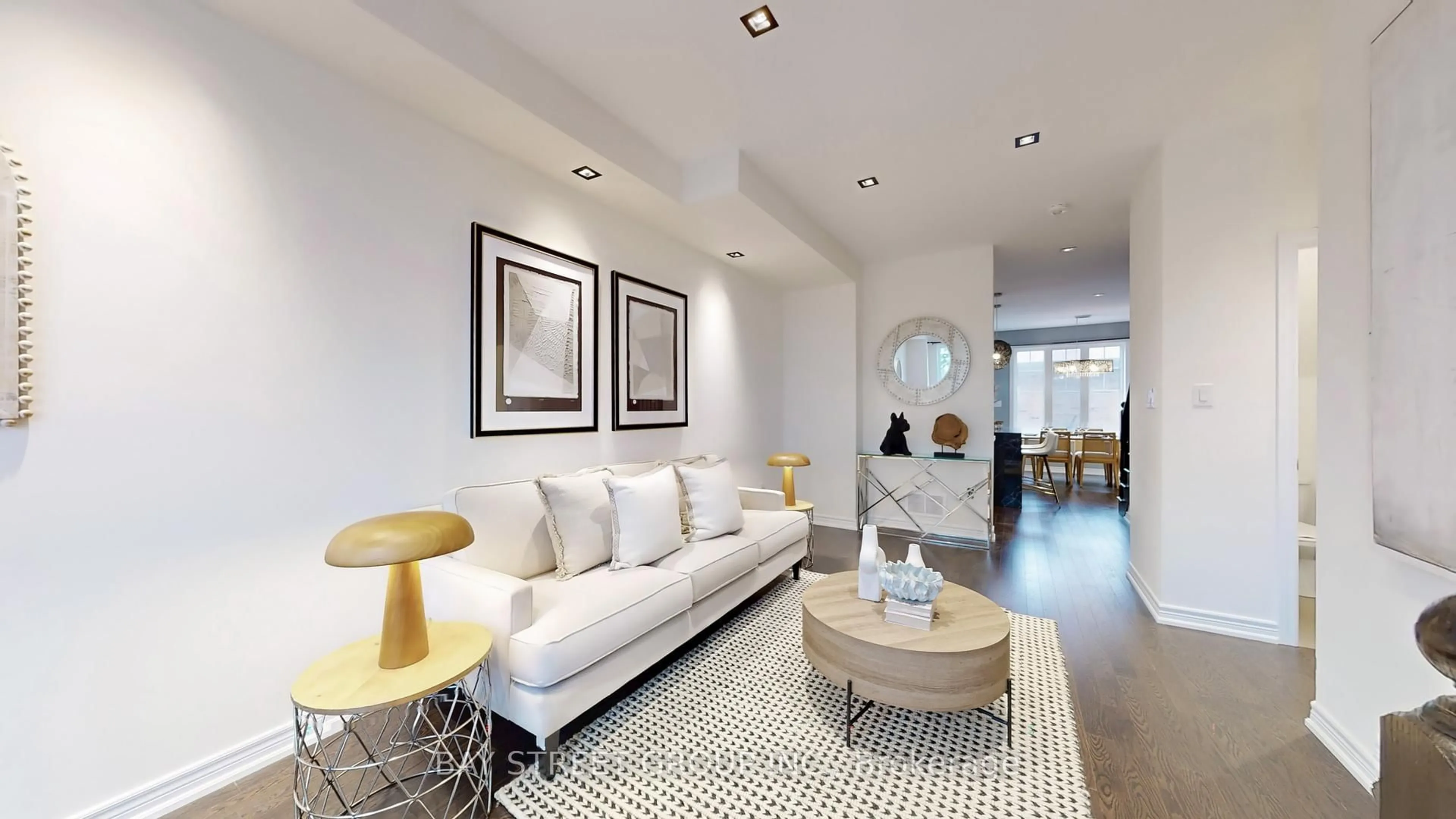 Living room with furniture, unknown for 46 Harvest Field Rd, Markham Ontario L6B 1N4