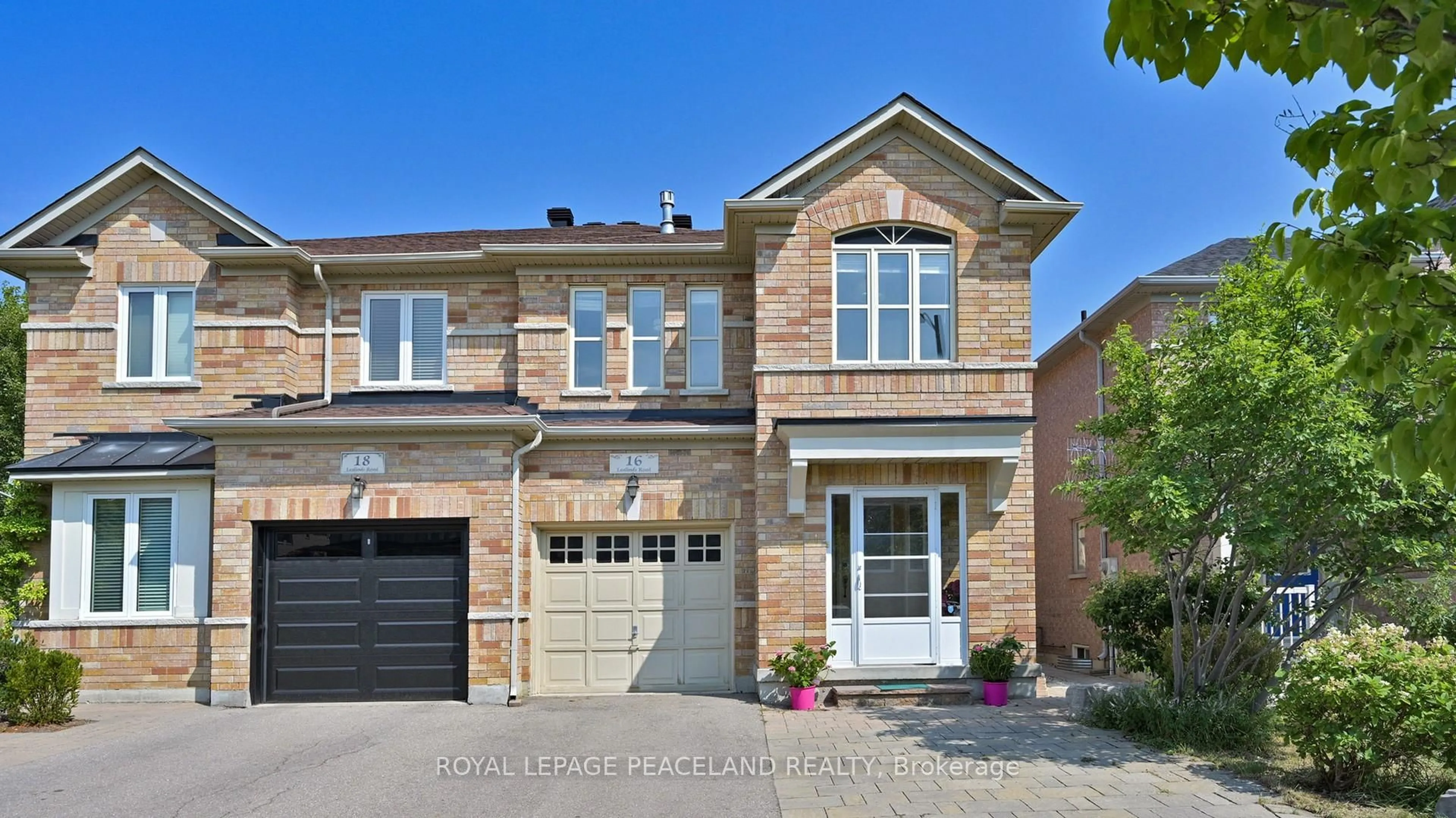 Home with brick exterior material, street for 16 Lealinds Rd, Vaughan Ontario L6A 0P5