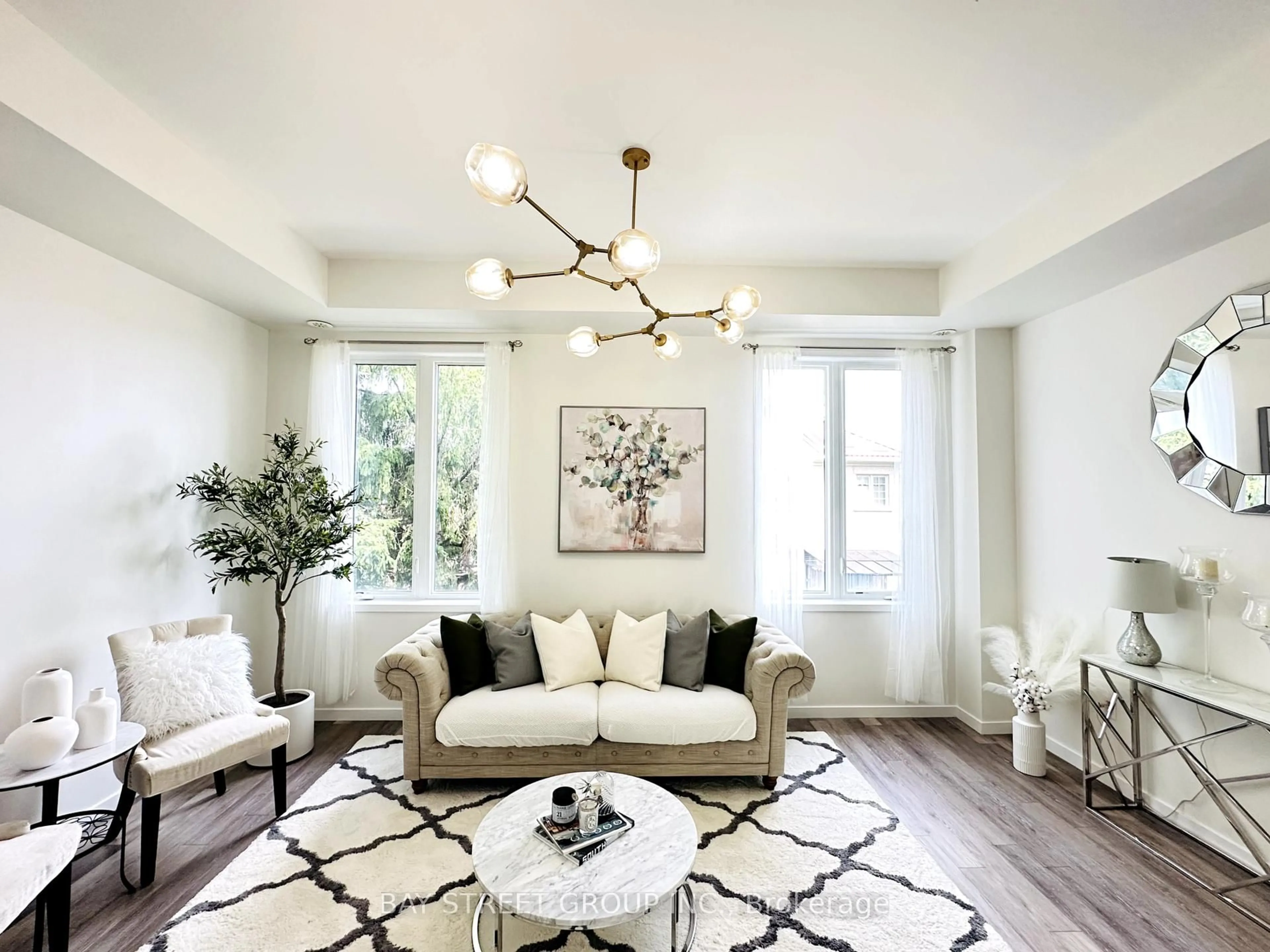 Living room with furniture, unknown for 9 Armillo Pl, Markham Ontario L6E 0V4