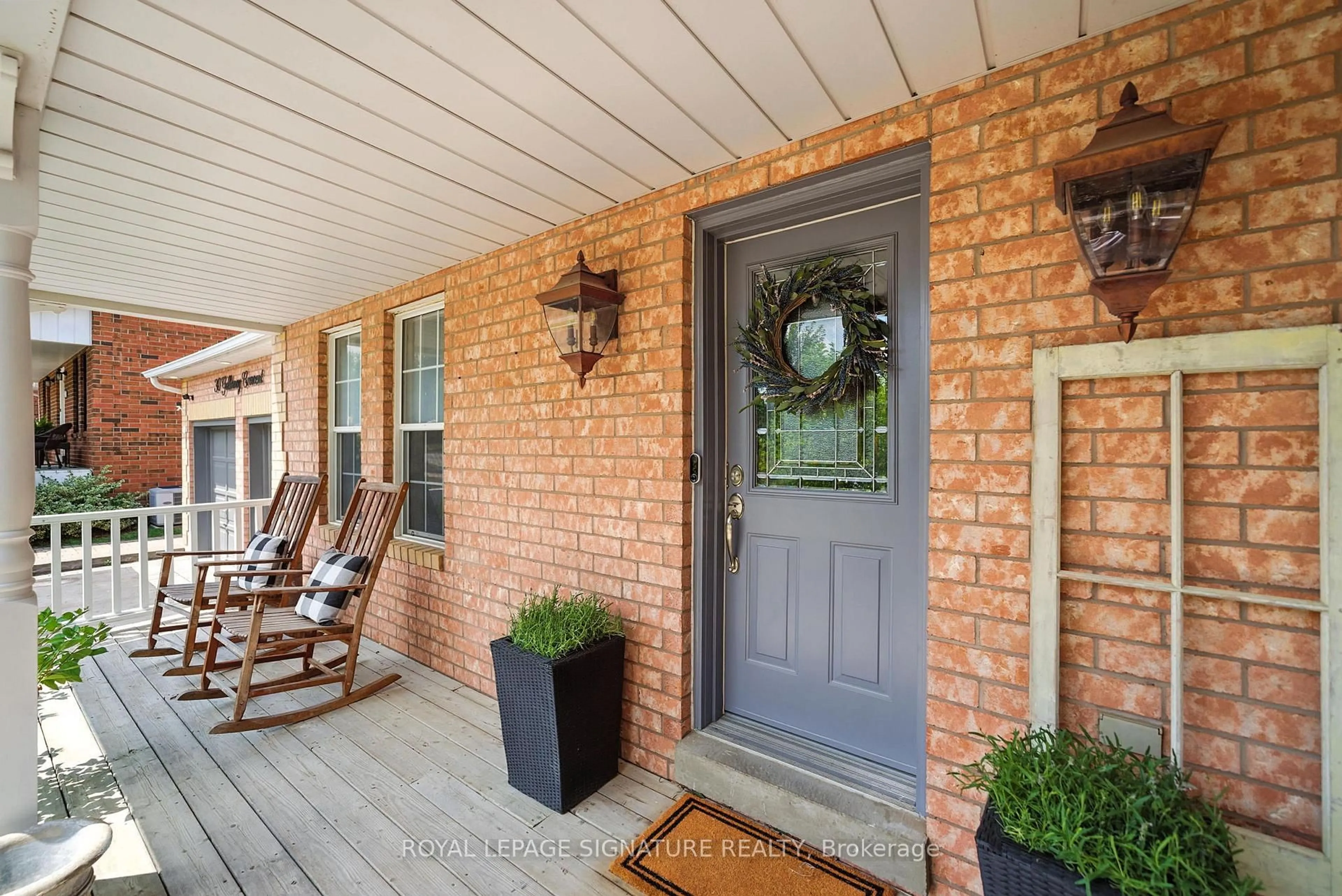 Home with brick exterior material, street for 30 Galloway Cres, Uxbridge Ontario L9P 1W8