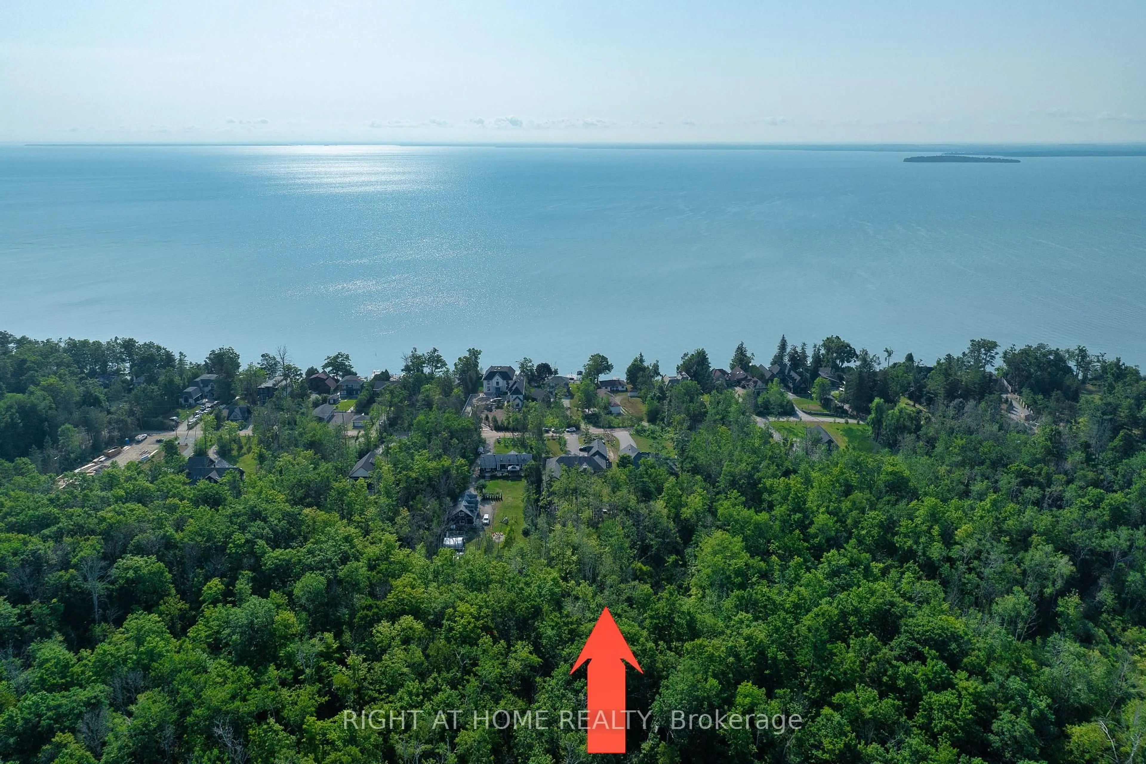 A pic from outside/outdoor area/front of a property/back of a property/a pic from drone, water/lake/river/ocean view for 3500 Crescent Harbour Rd, Innisfil Ontario L9S 2Y8