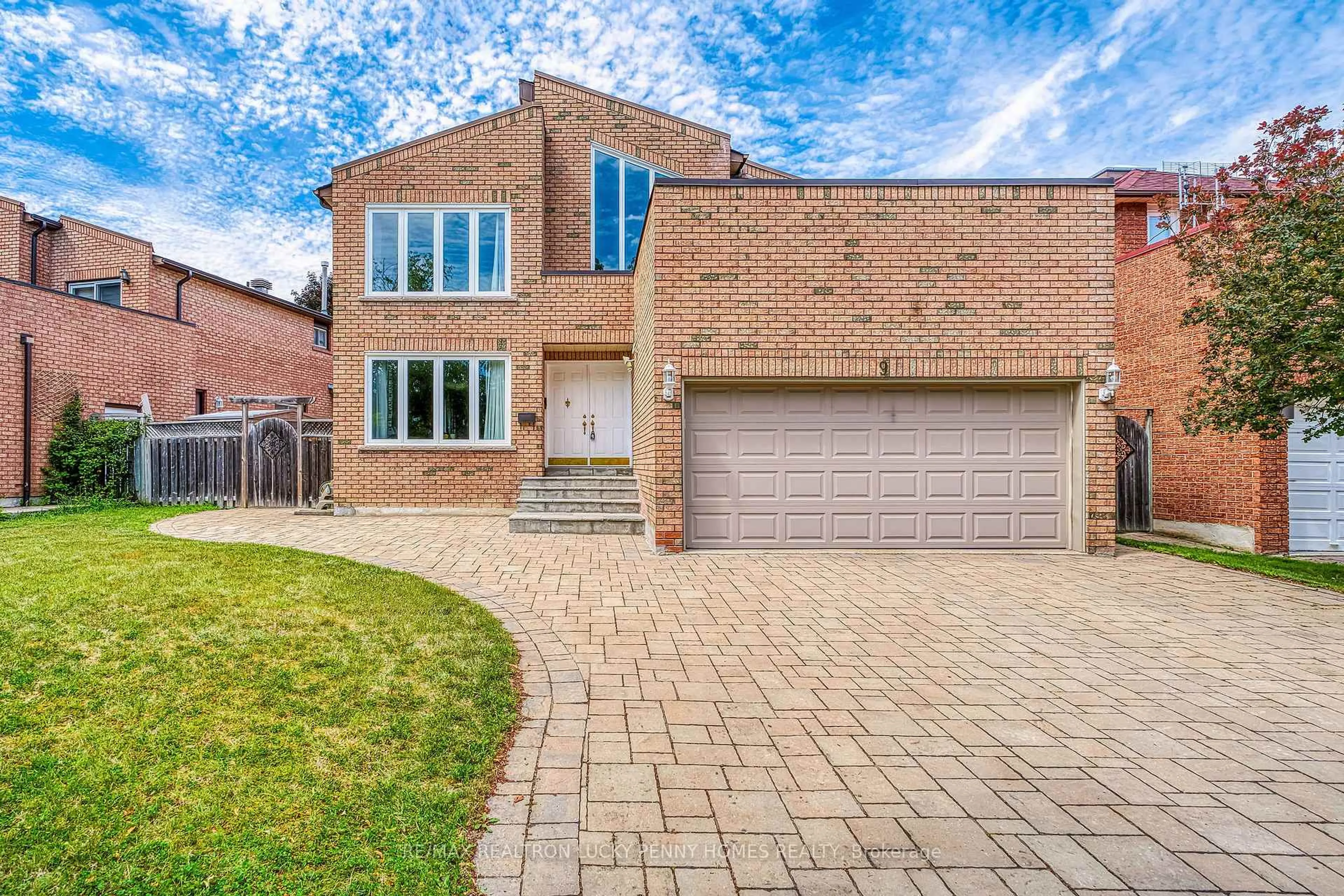 Home with brick exterior material, street for 9 Coledale Rd, Markham Ontario L3R 7X3