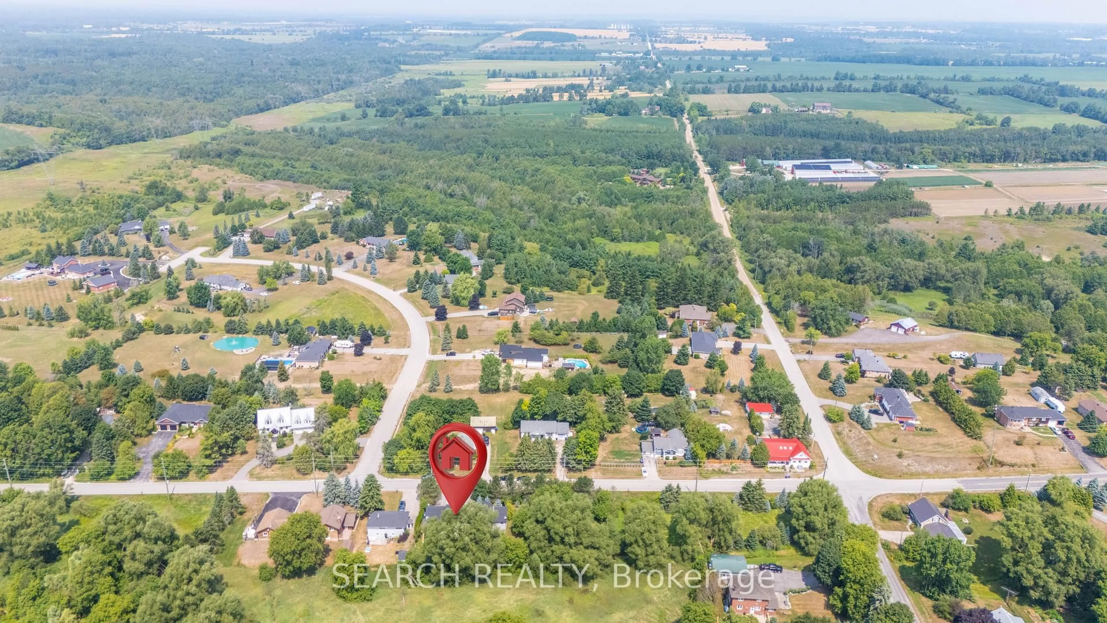 A pic from outside/outdoor area/front of a property/back of a property/a pic from drone, unknown for 5127 10th Sdrd, Essa Ontario L0L 1N0