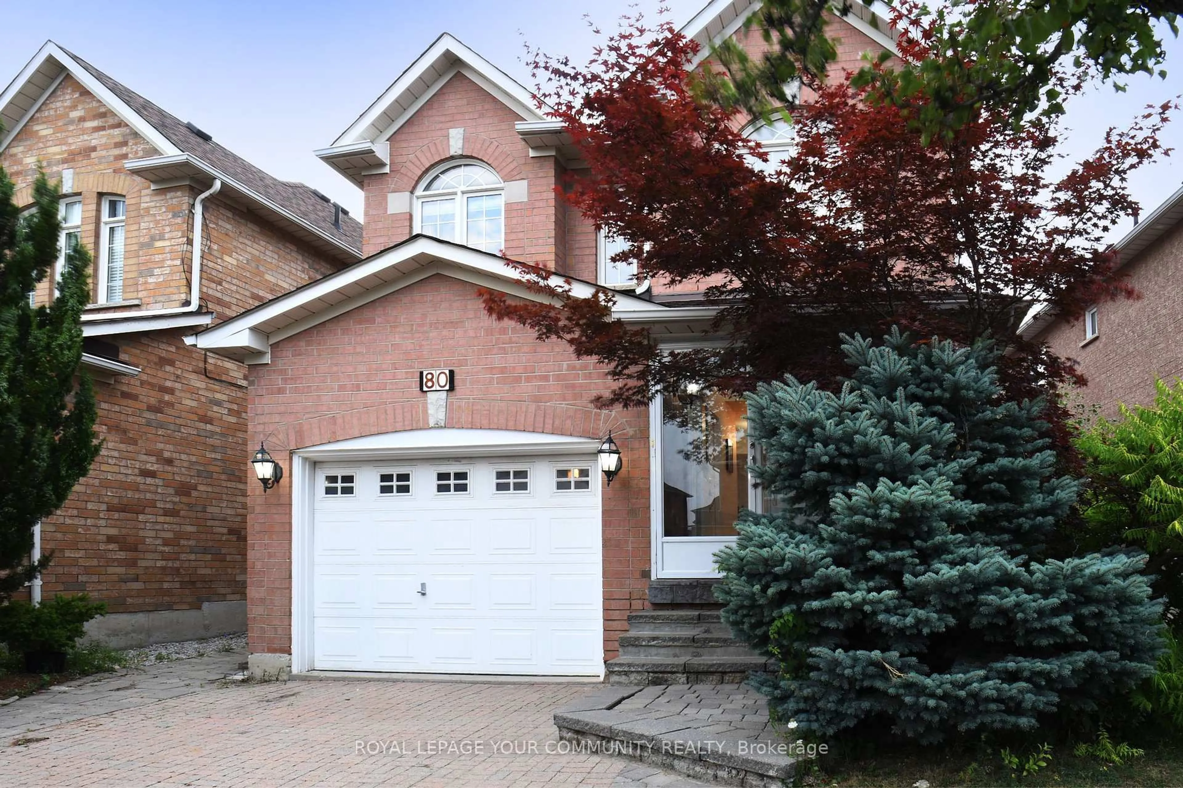 Home with brick exterior material, street for 80 Eddington Pl, Vaughan Ontario L6A 3P4