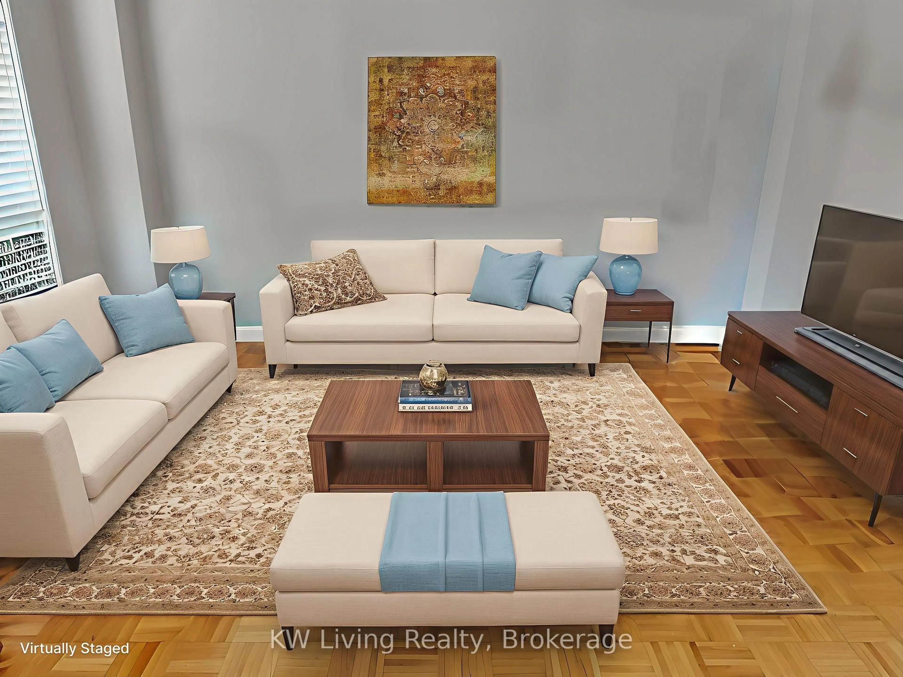 Living room with furniture, unknown for 19 MacBride Cres, Vaughan Ontario L6A 3R3