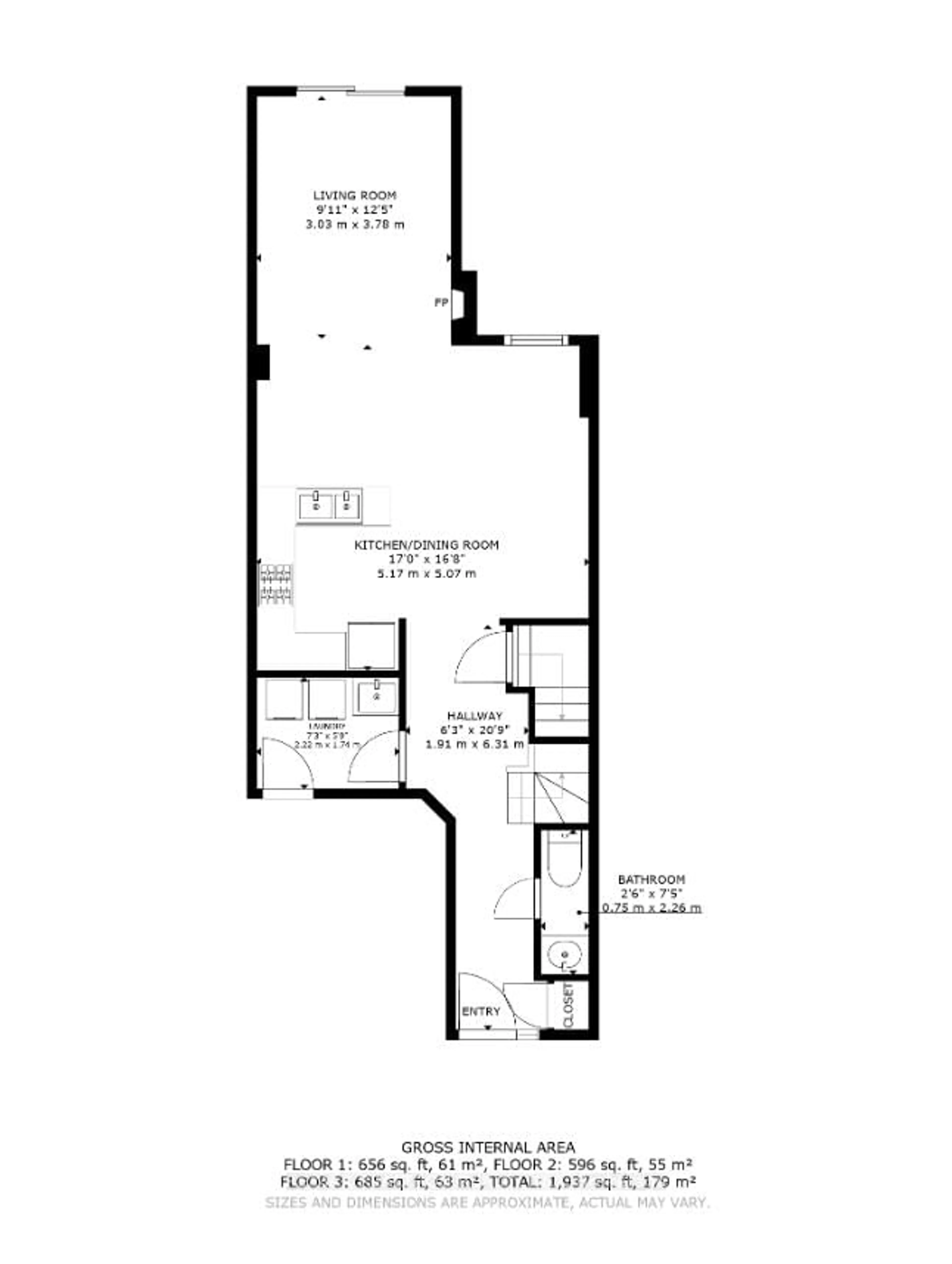 Floor plan for 80 Ruby Cres, Richmond Hill Ontario L4S 2H2