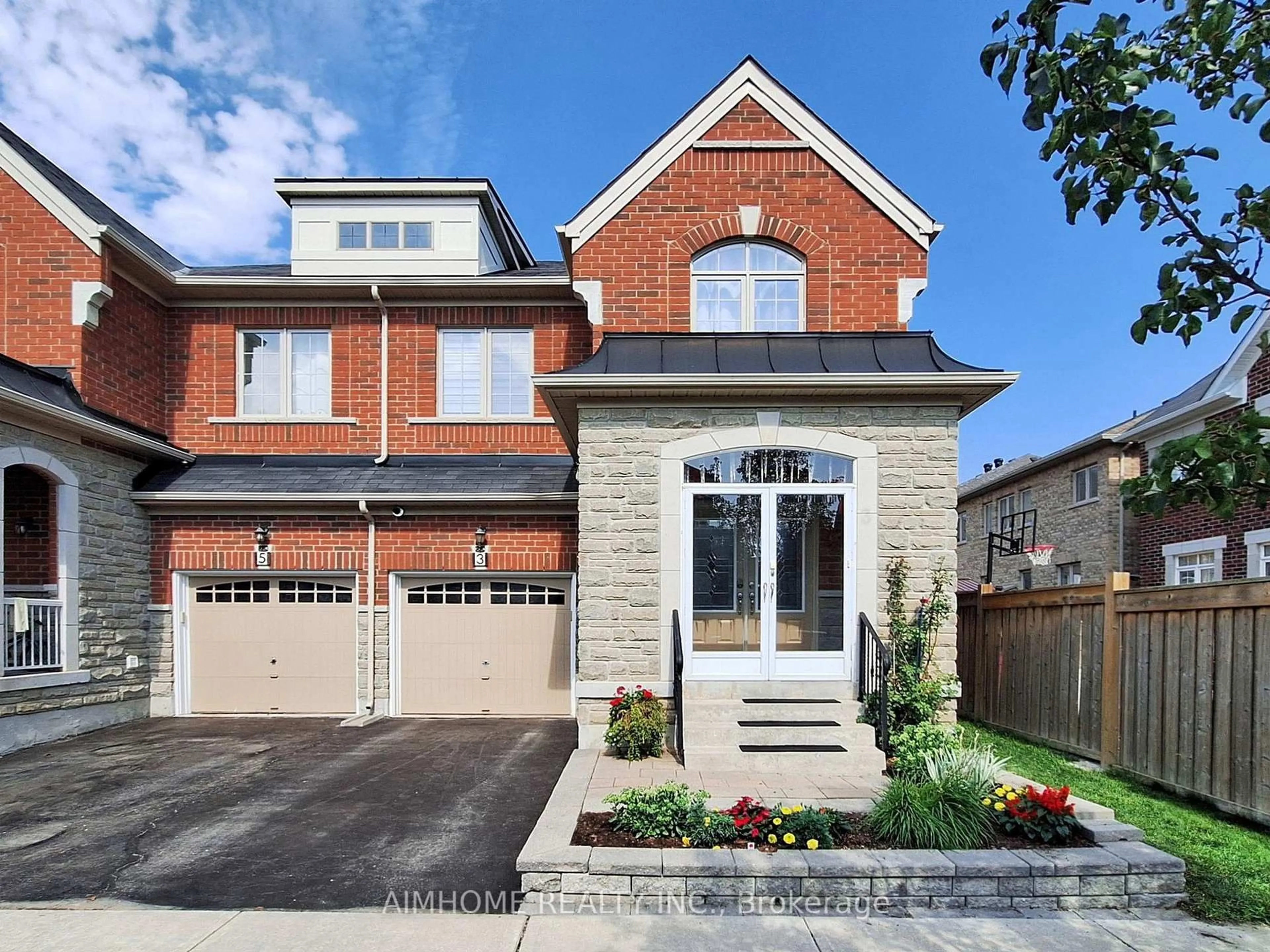 Home with brick exterior material, street for 3 Bishop's Gate, Markham Ontario L6C 0T8