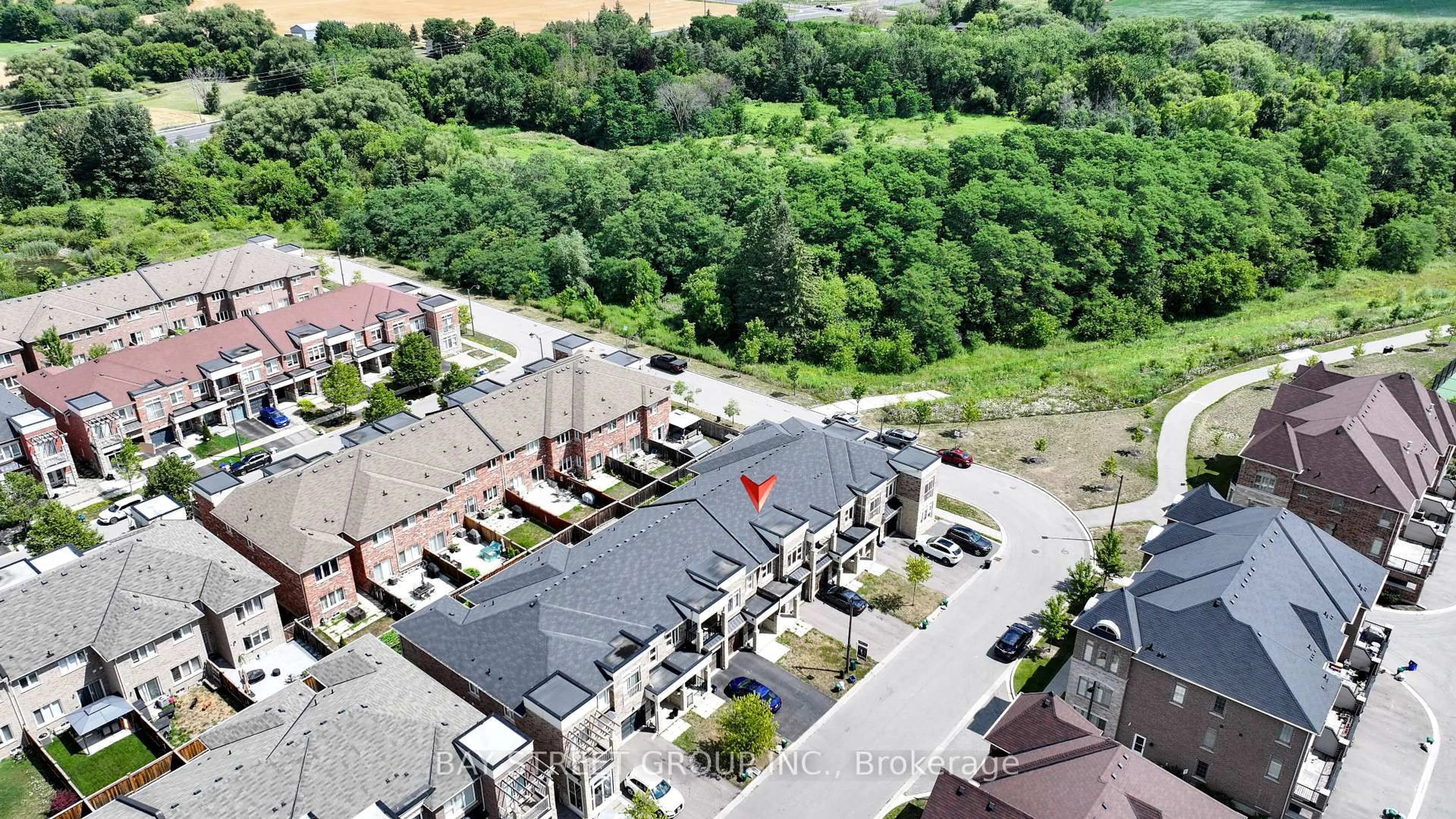 A pic from outside/outdoor area/front of a property/back of a property/a pic from drone, city buildings view from balcony for 28 Rougeview Park Cres, Markham Ontario L6E 0P7