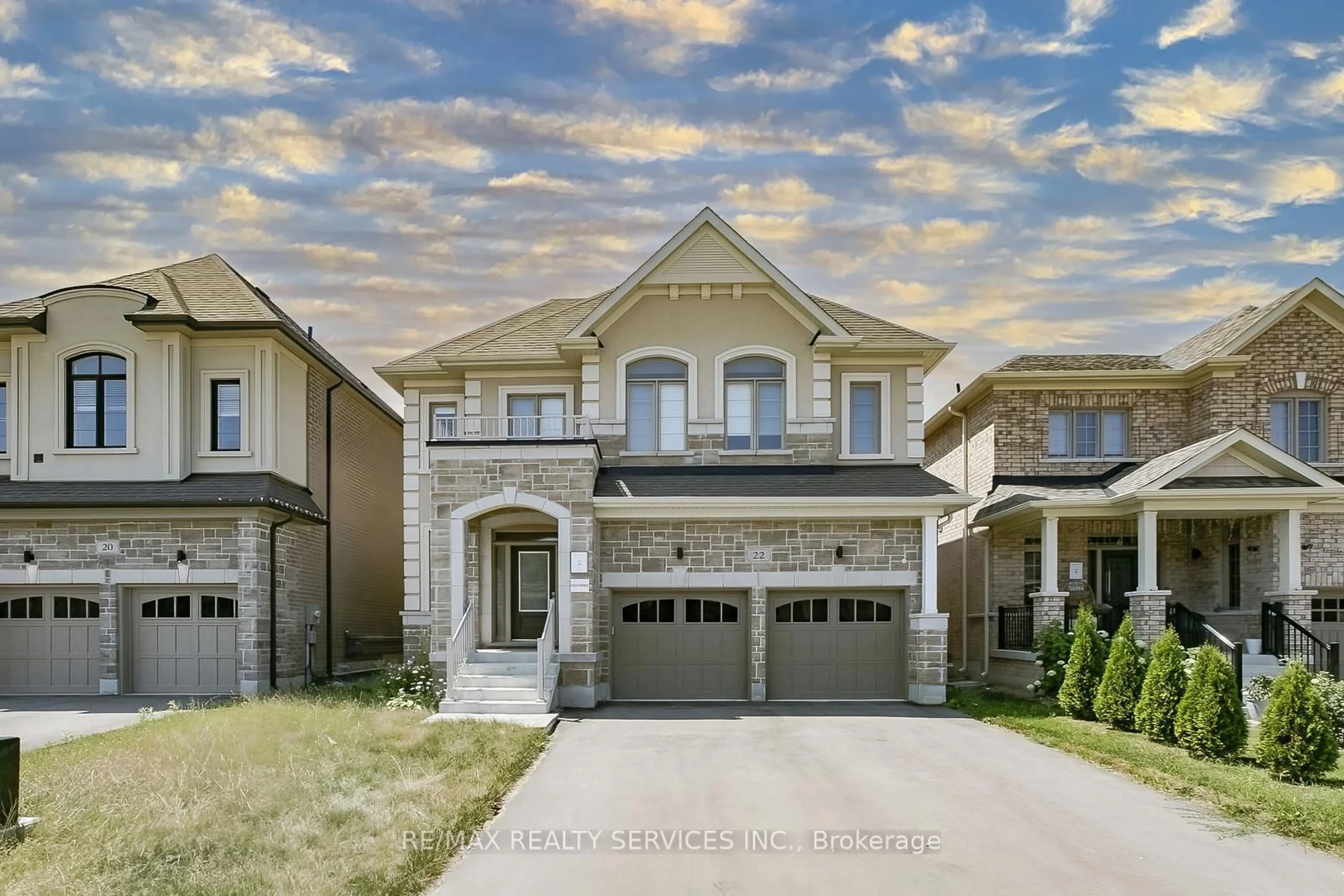 Home with brick exterior material, street for 22 Valleo St, Georgina Ontario L4P 0J9