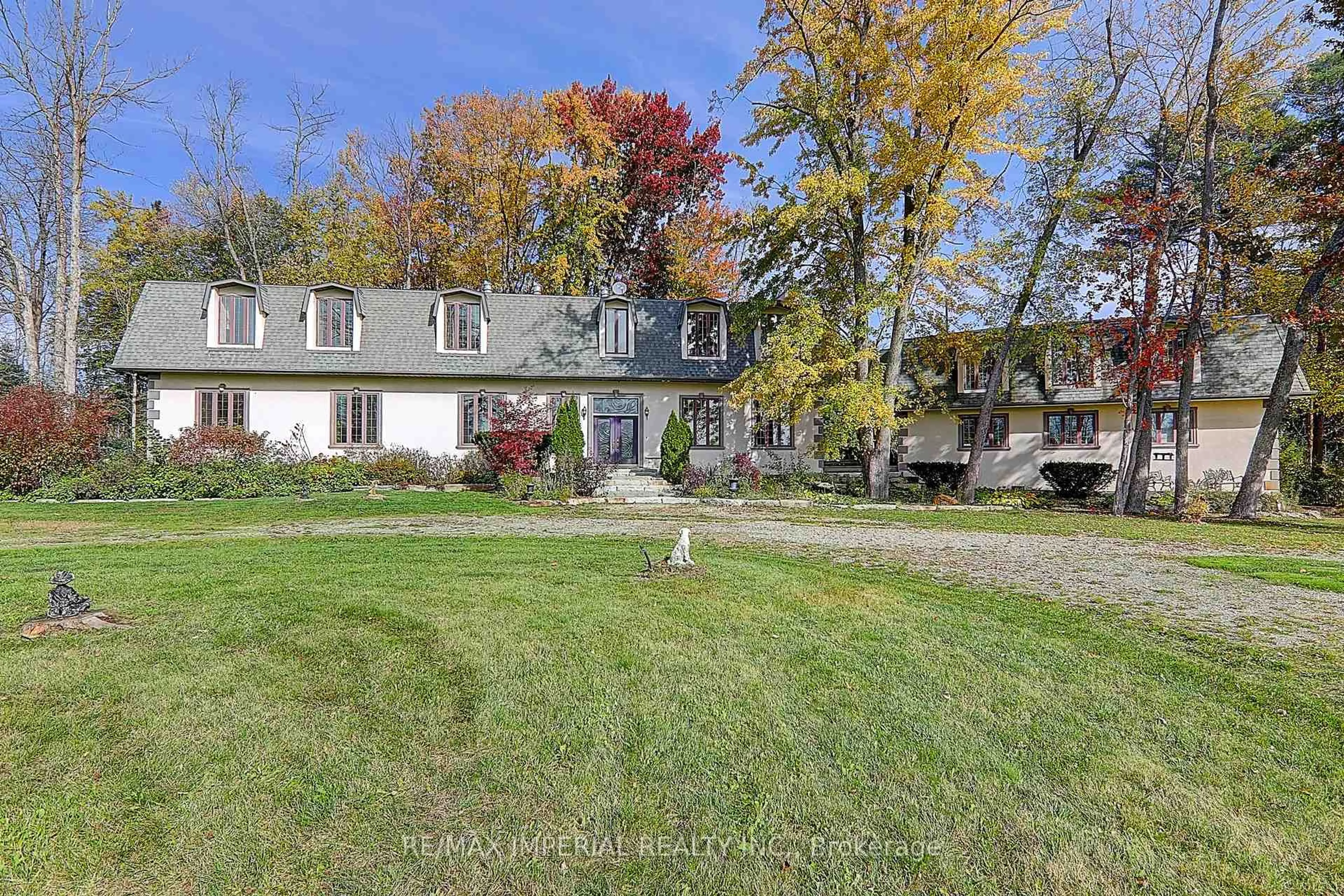 A pic from outside/outdoor area/front of a property/back of a property/a pic from drone, unknown for 13231 Kennedy Rd, Whitchurch-Stouffville Ontario L4A 7X5