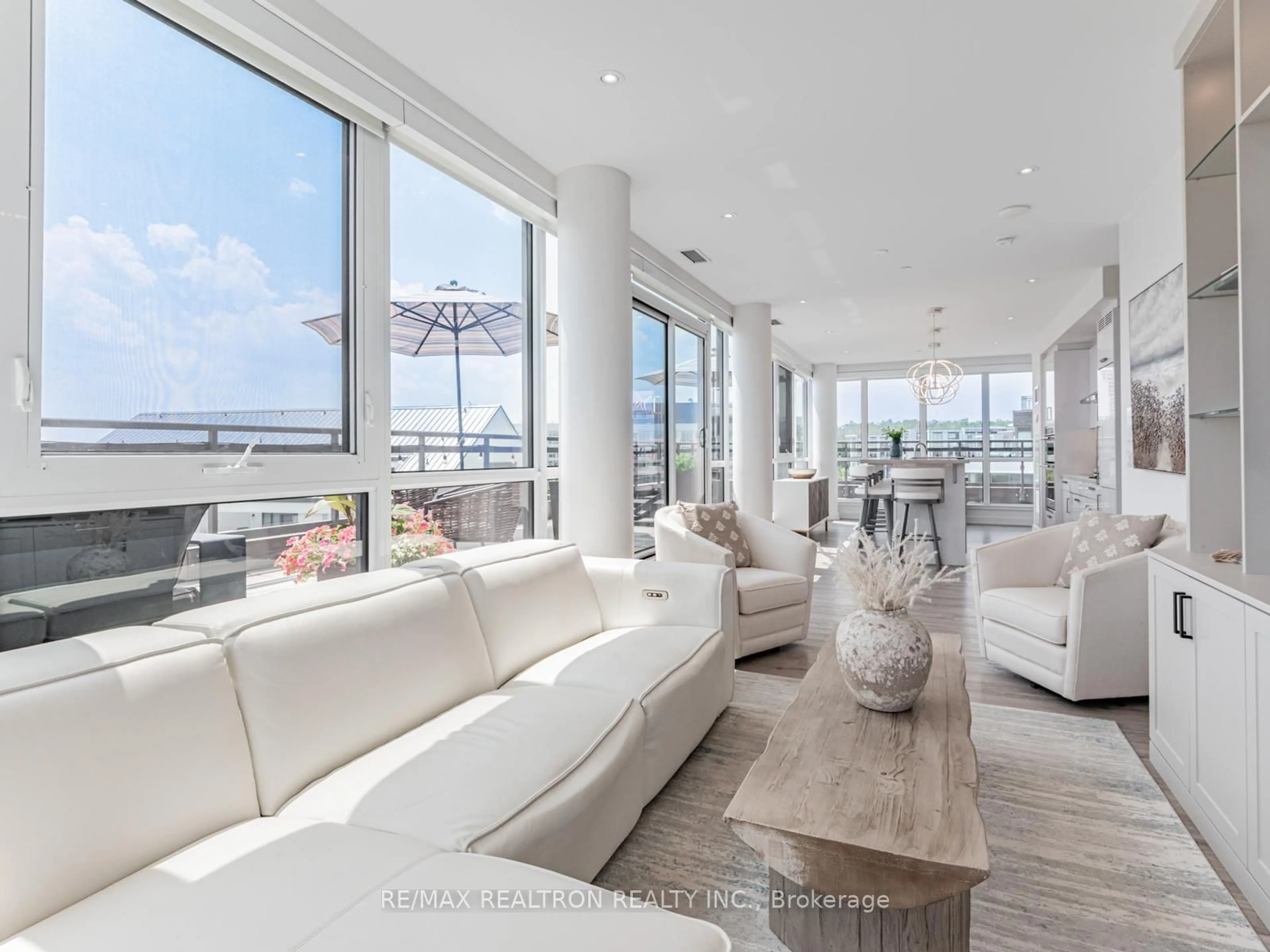 Living room with furniture, unknown for 333 Sea Ray Ave #D425, Innisfil Ontario L9S 0M3