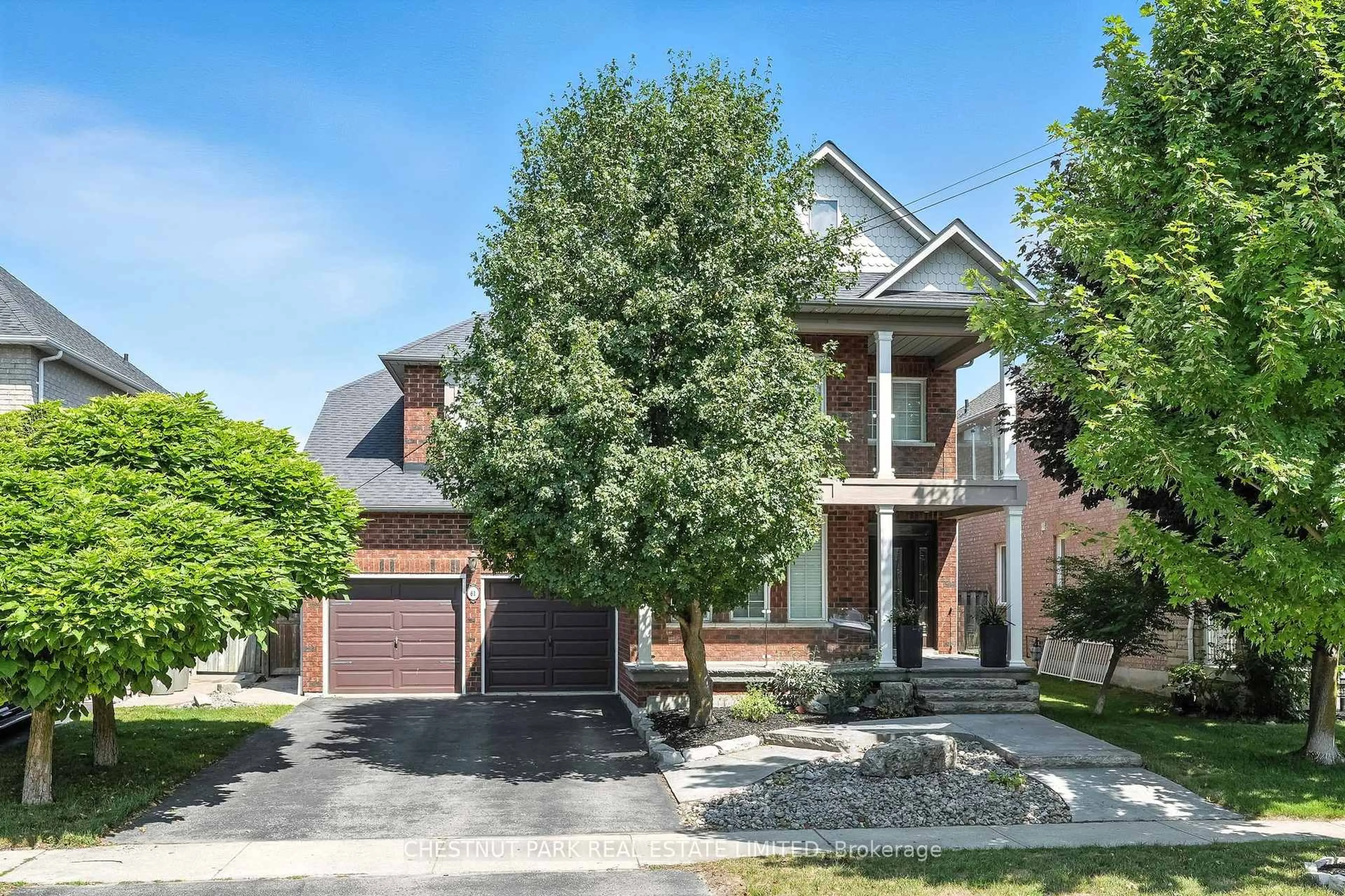 Home with brick exterior material, street for 61 Rosena Lane, Uxbridge Ontario L9P 1X6