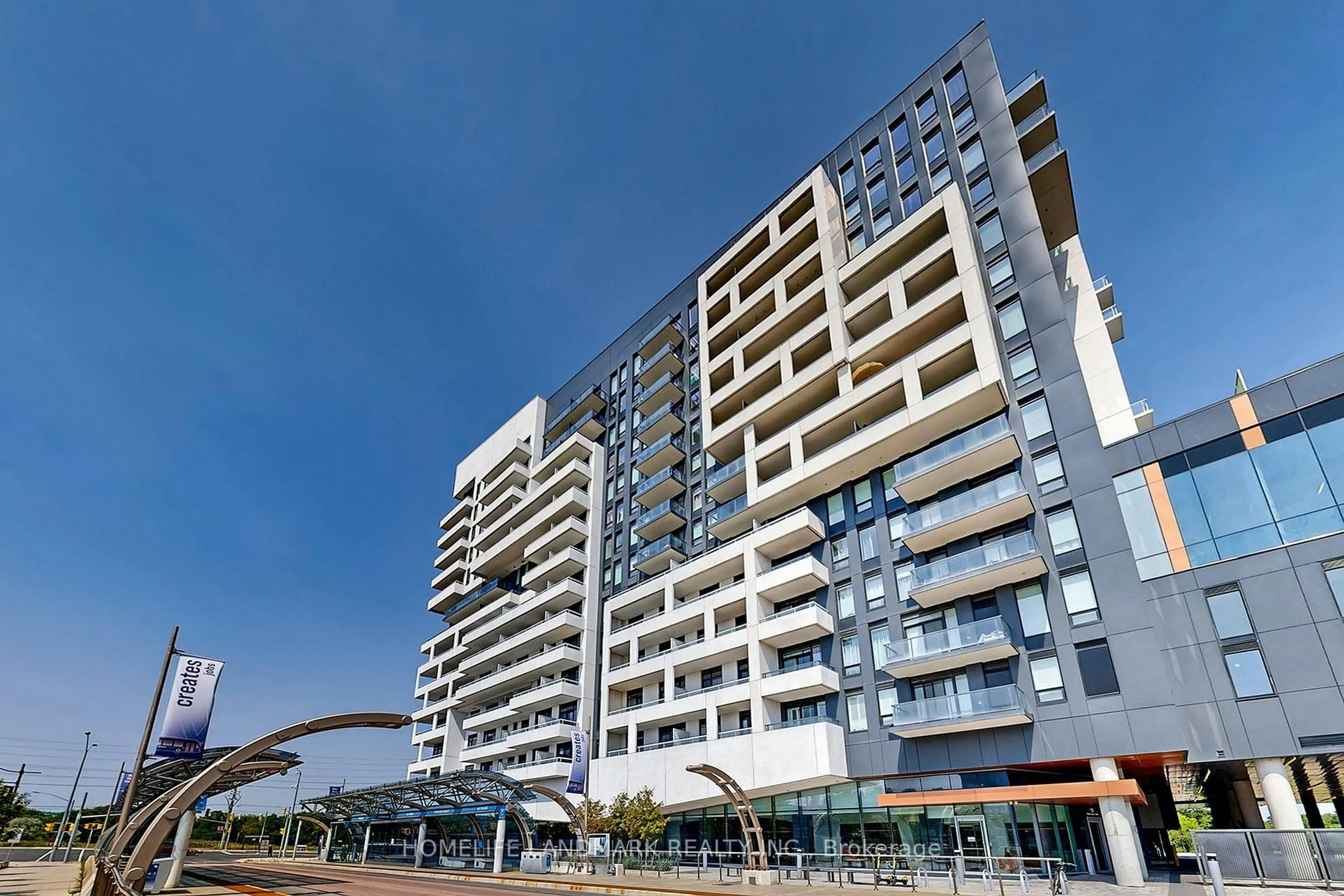 A pic from outside/outdoor area/front of a property/back of a property/a pic from drone, building for 10 Rouge Valley Dr #730A, Markham Ontario L6G 0G9