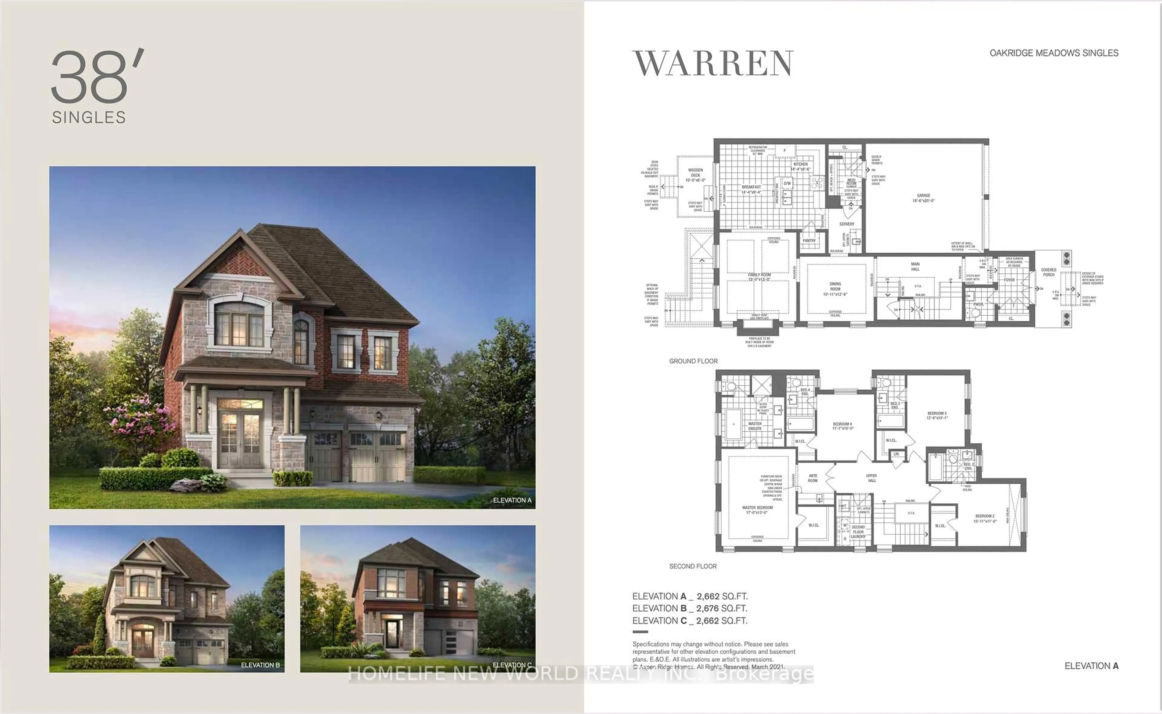 Floor plan for 78 William Logan Dr, Richmond Hill Ontario L4E 1J9