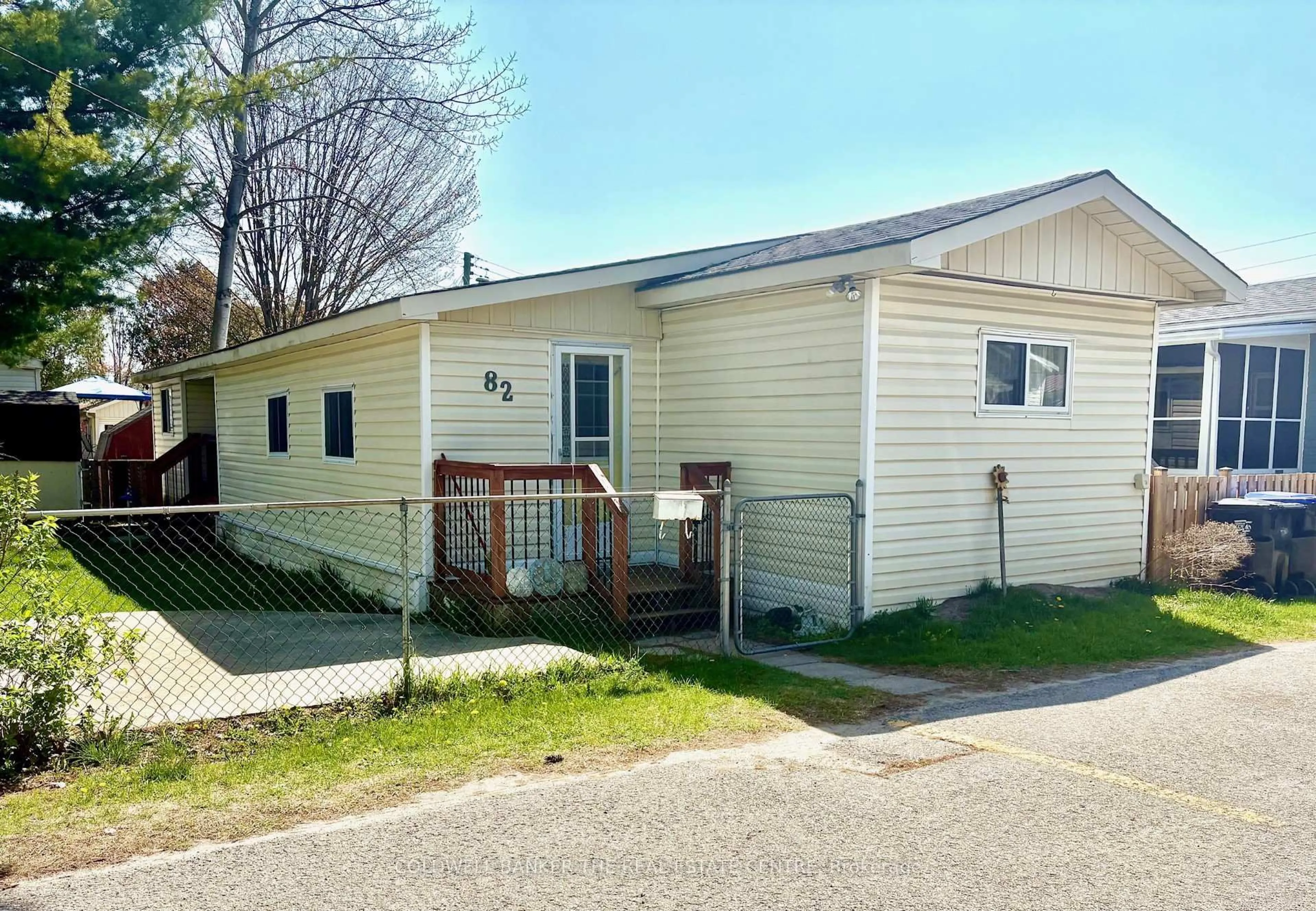 Home with vinyl exterior material, street for 82 Seventh St, Essa Ontario L3W 0L4