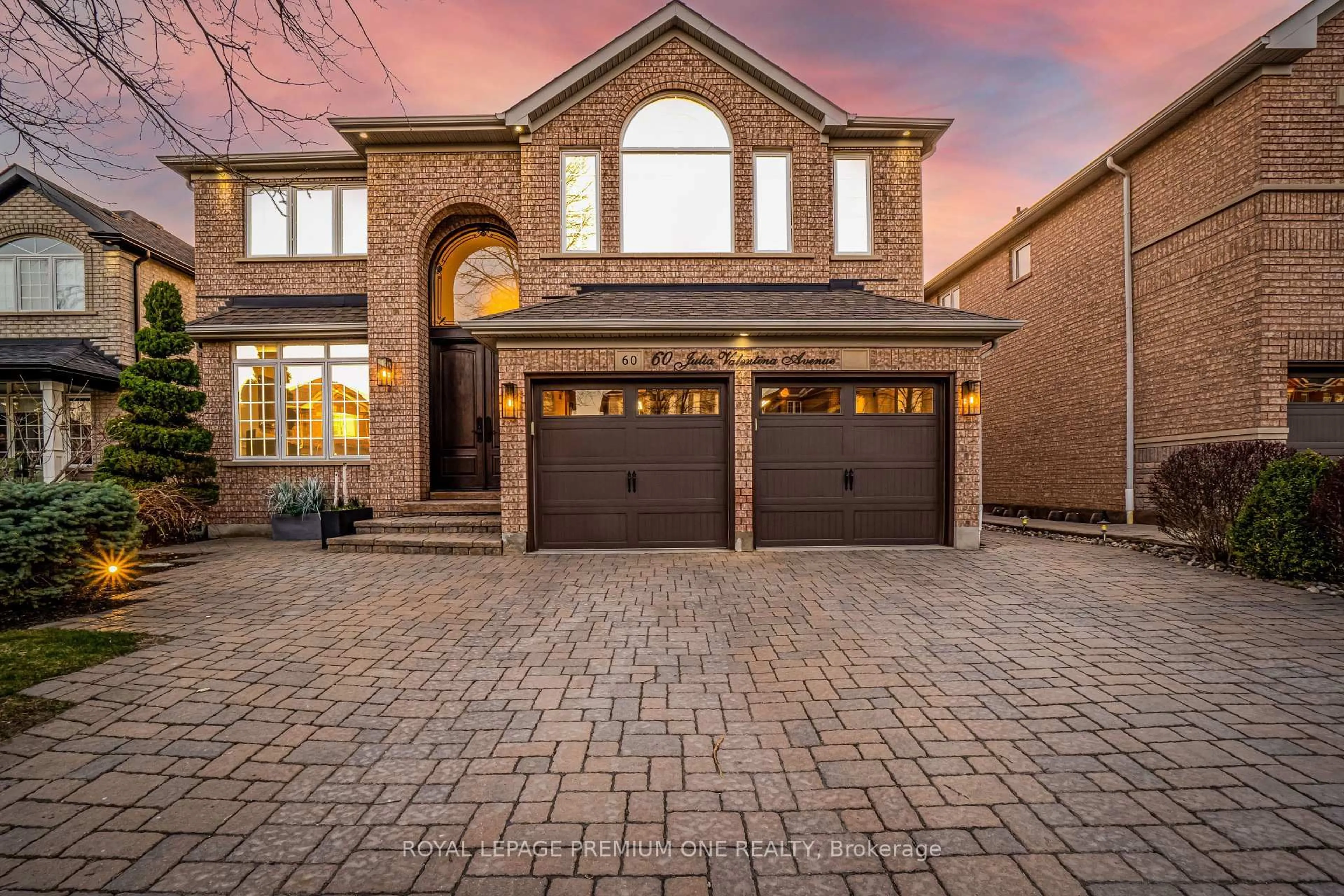 Home with brick exterior material, street for 60 JULIA VALENTINA Ave, Vaughan Ontario L4H 1Y9