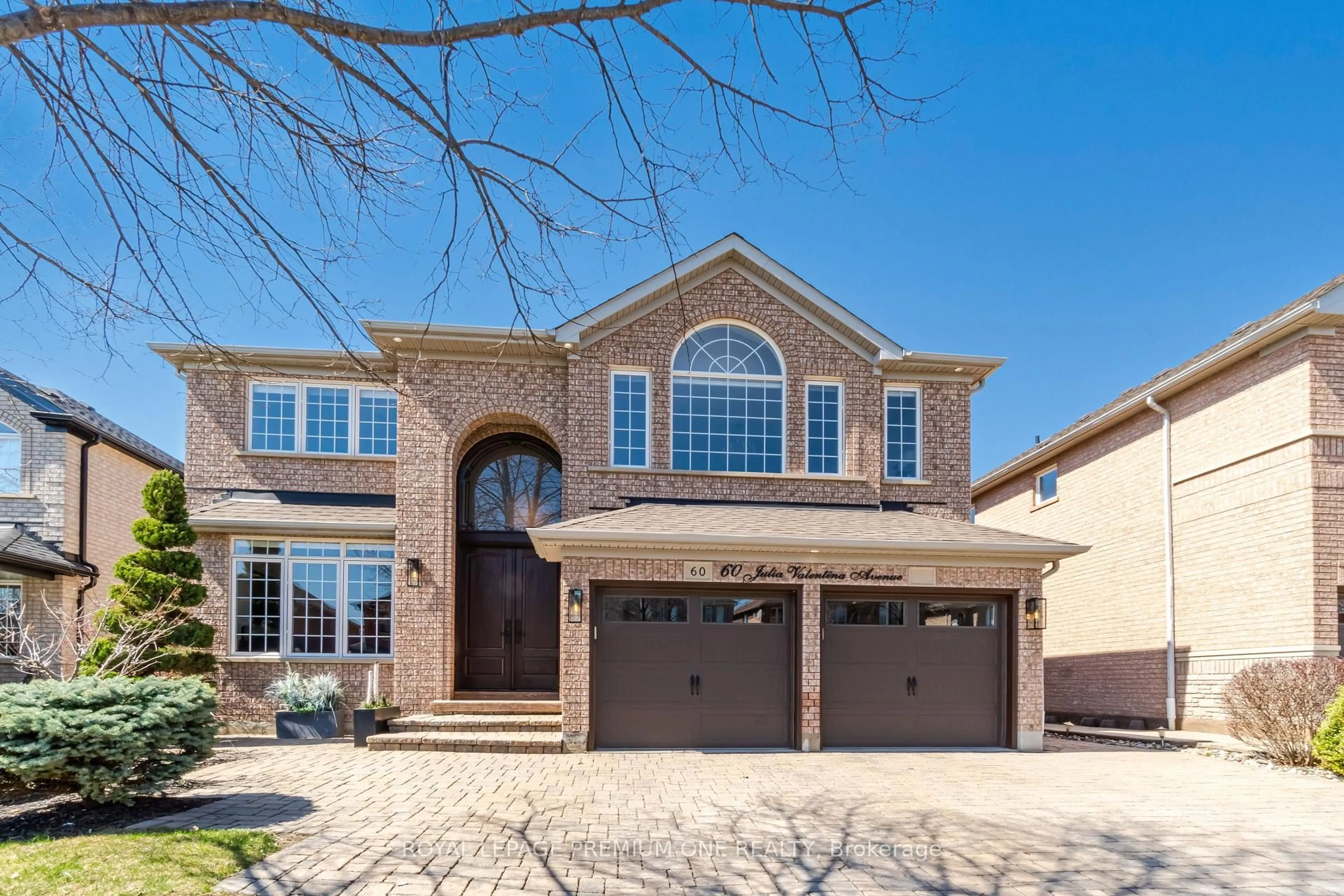 Home with brick exterior material, street for 60 JULIA VALENTINA Ave, Vaughan Ontario L4H 1Y9