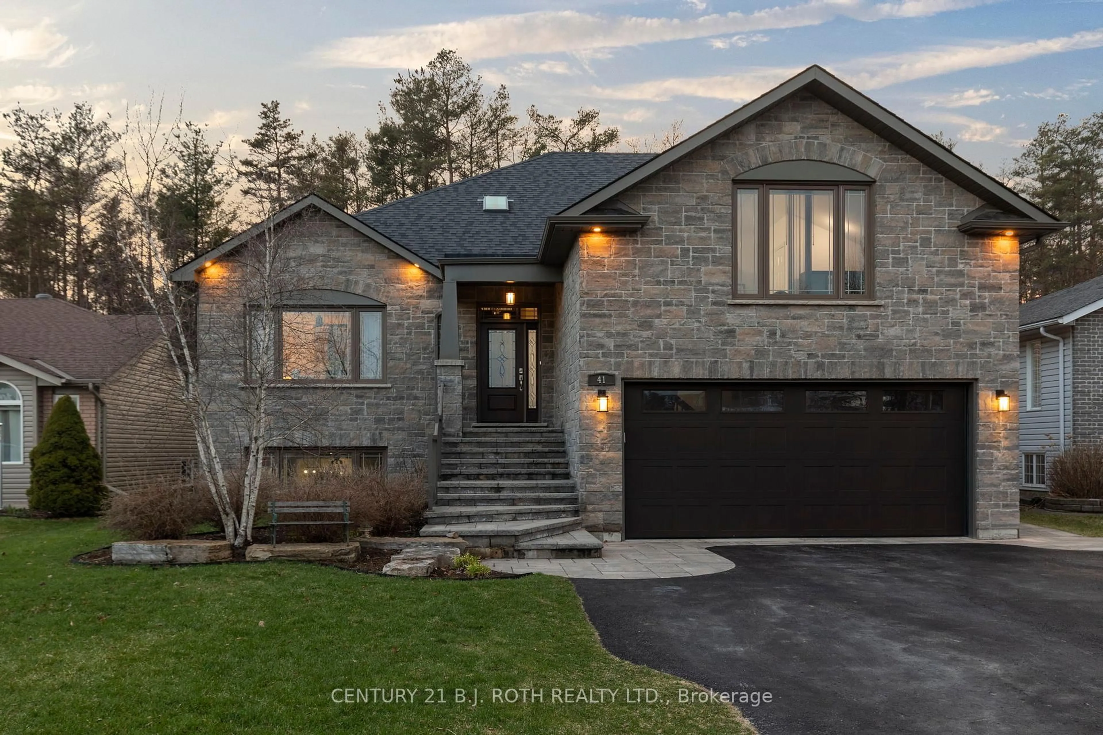 Home with brick exterior material, street for 41 OSBORN St, Essa Ontario L0M 1B0