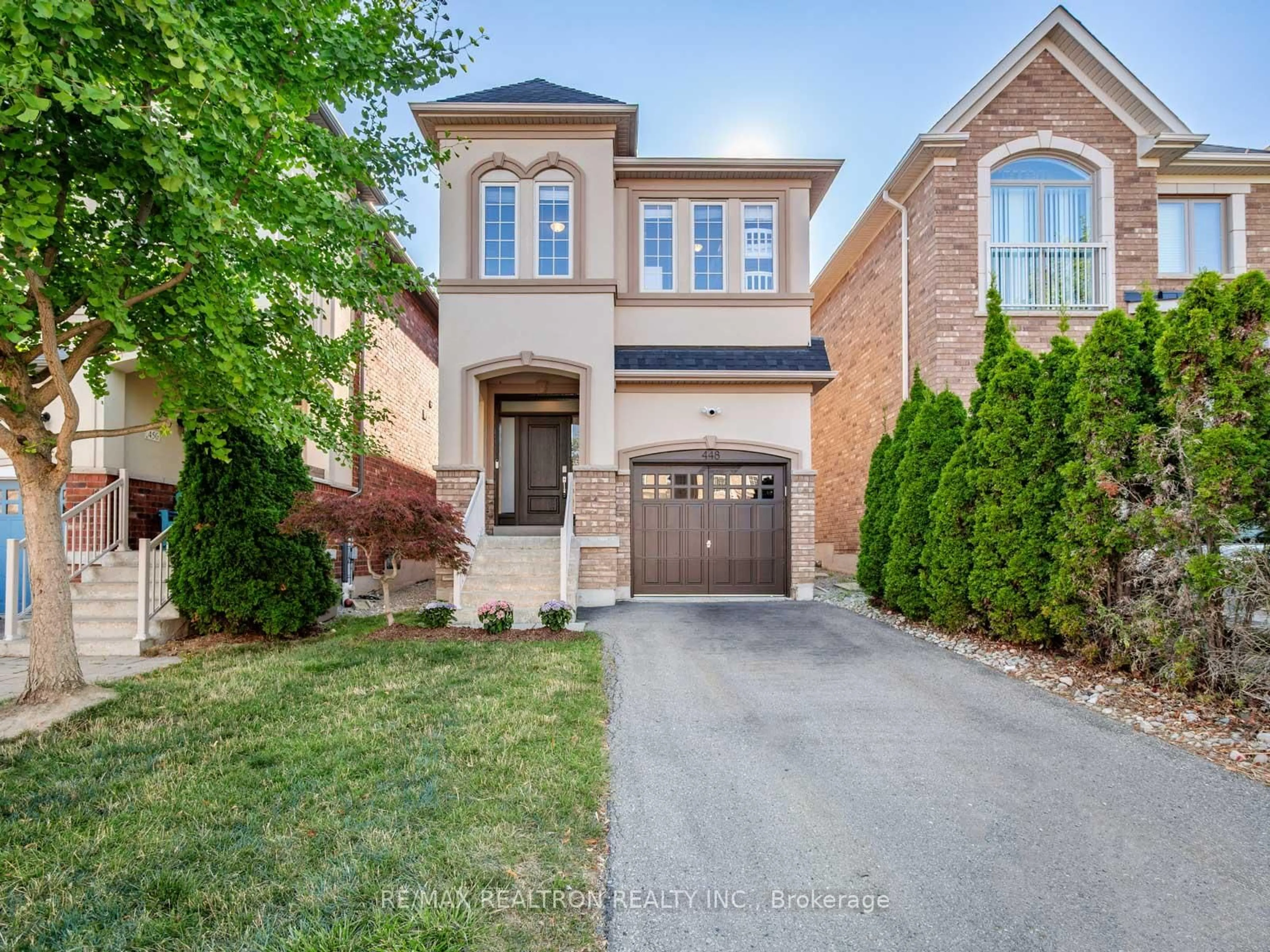 Home with brick exterior material, street for 448 Lady Nadia Dr, Vaughan Ontario L6A 4G3