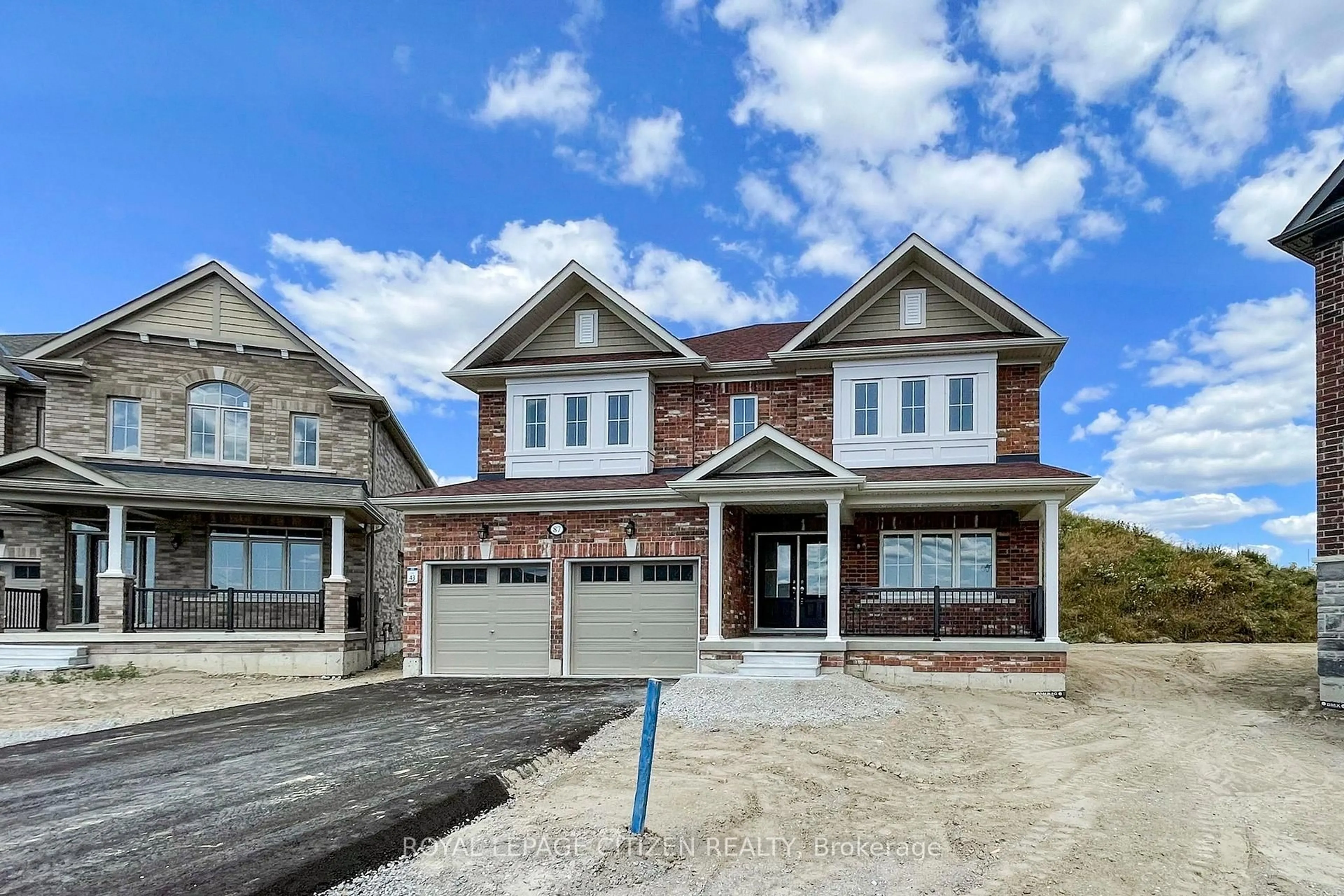 Home with brick exterior material, street for 87 Lawrence D. Pridham Ave, New Tecumseth Ontario L9R 0X4
