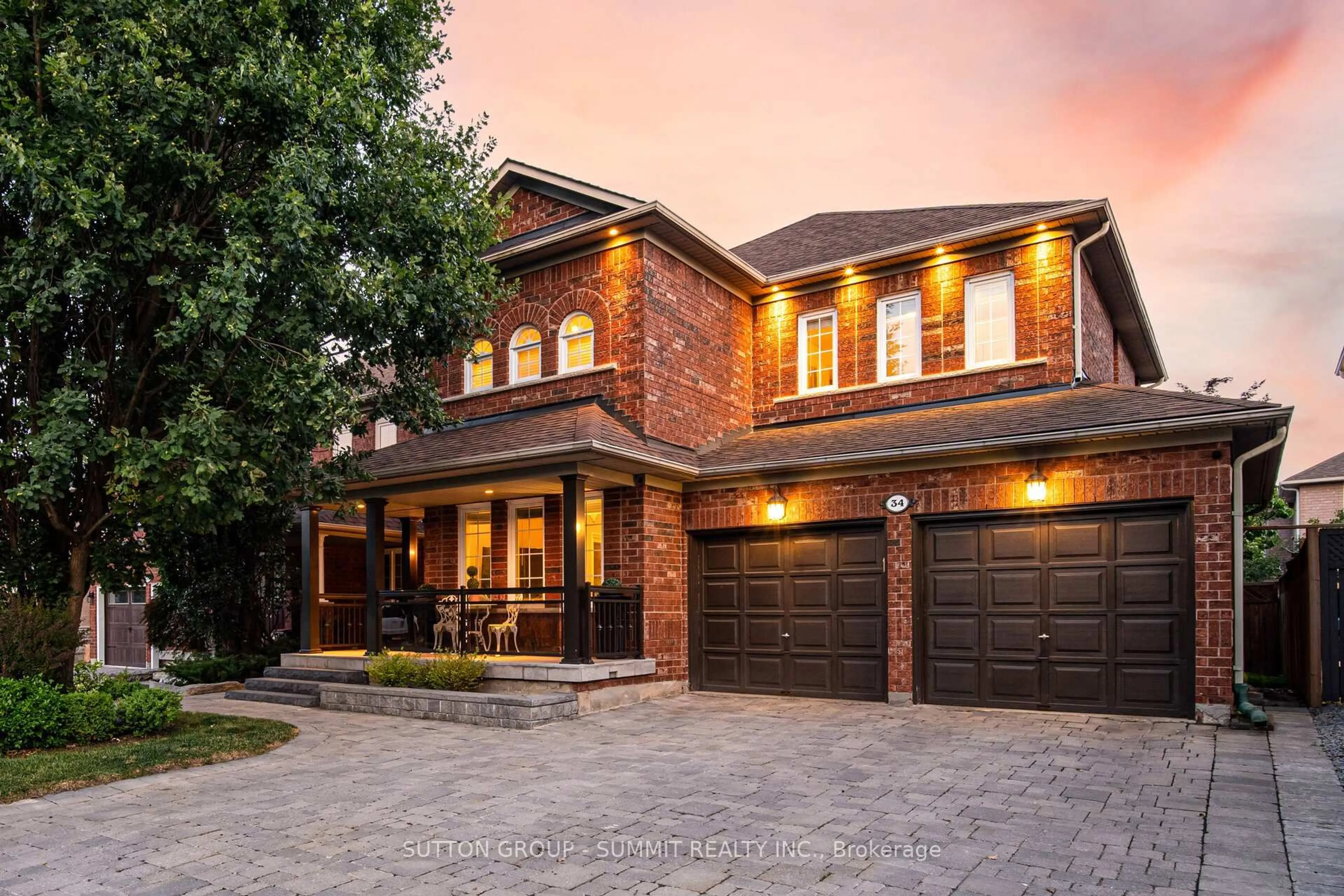 Home with brick exterior material, street for 34 Ventana Way, Vaughan Ontario L4H 1S2