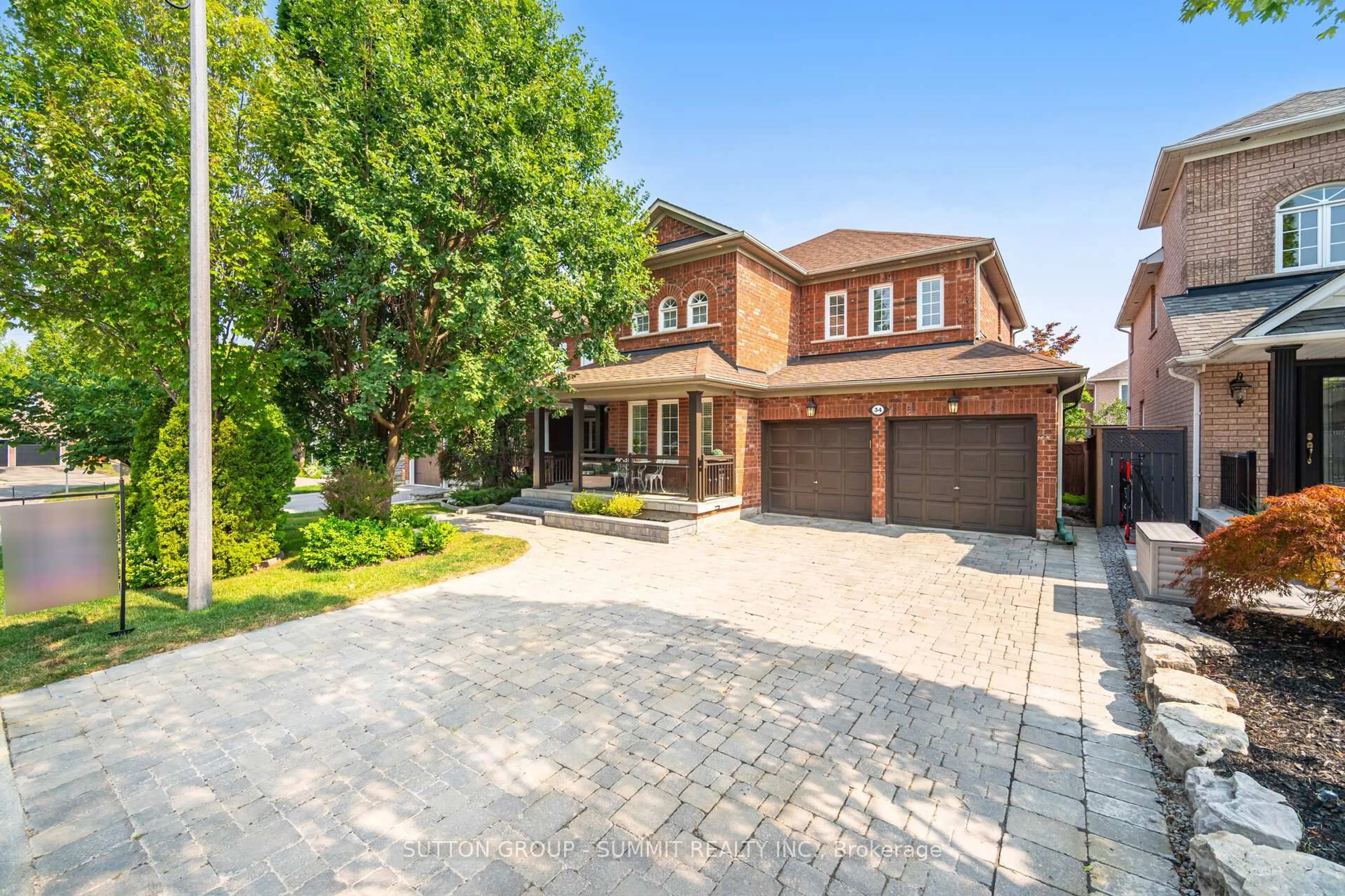 Home with brick exterior material, street for 34 Ventana Way, Vaughan Ontario L4H 1S2