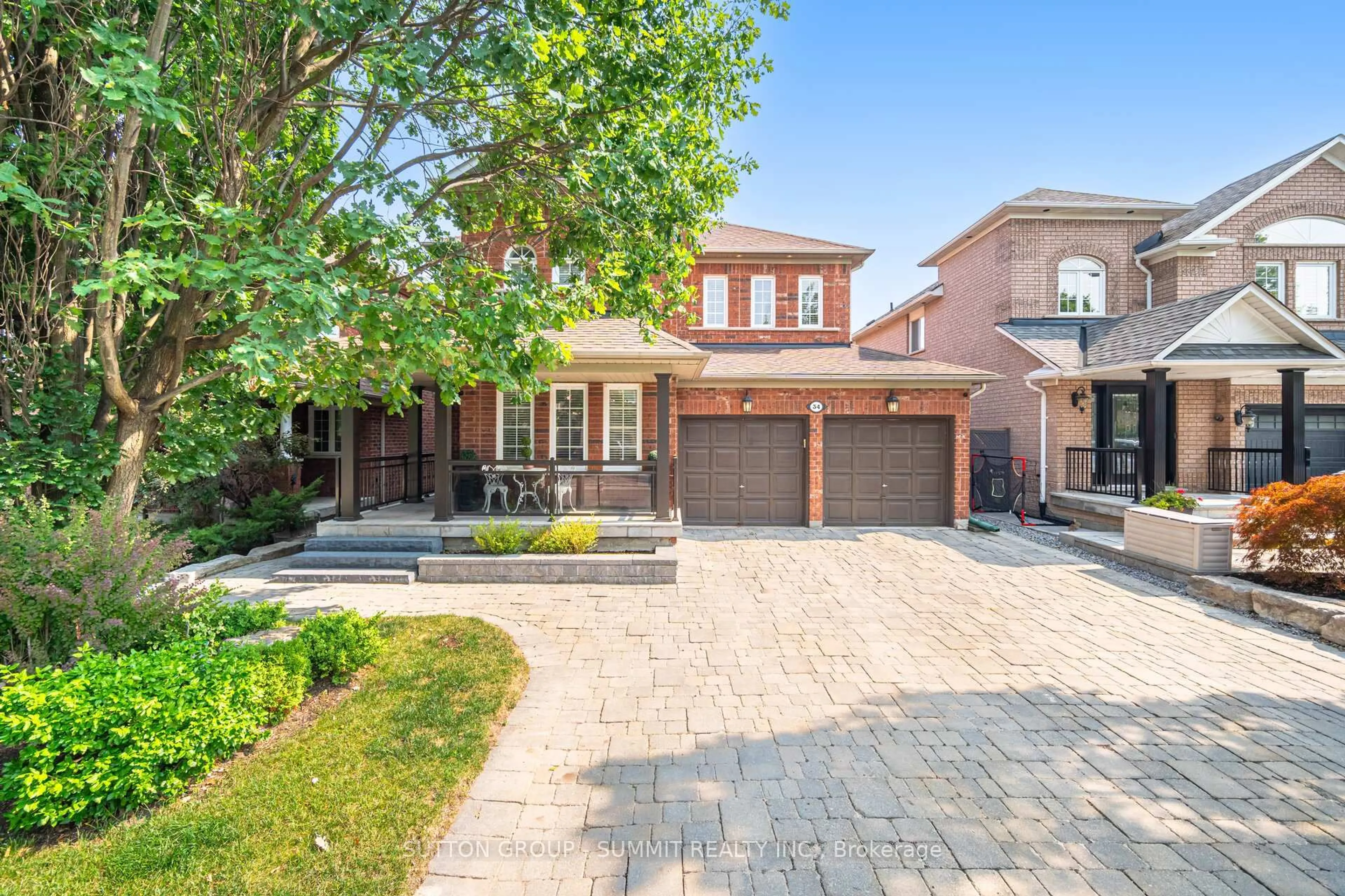 Home with brick exterior material, street for 34 Ventana Way, Vaughan Ontario L4H 1S2