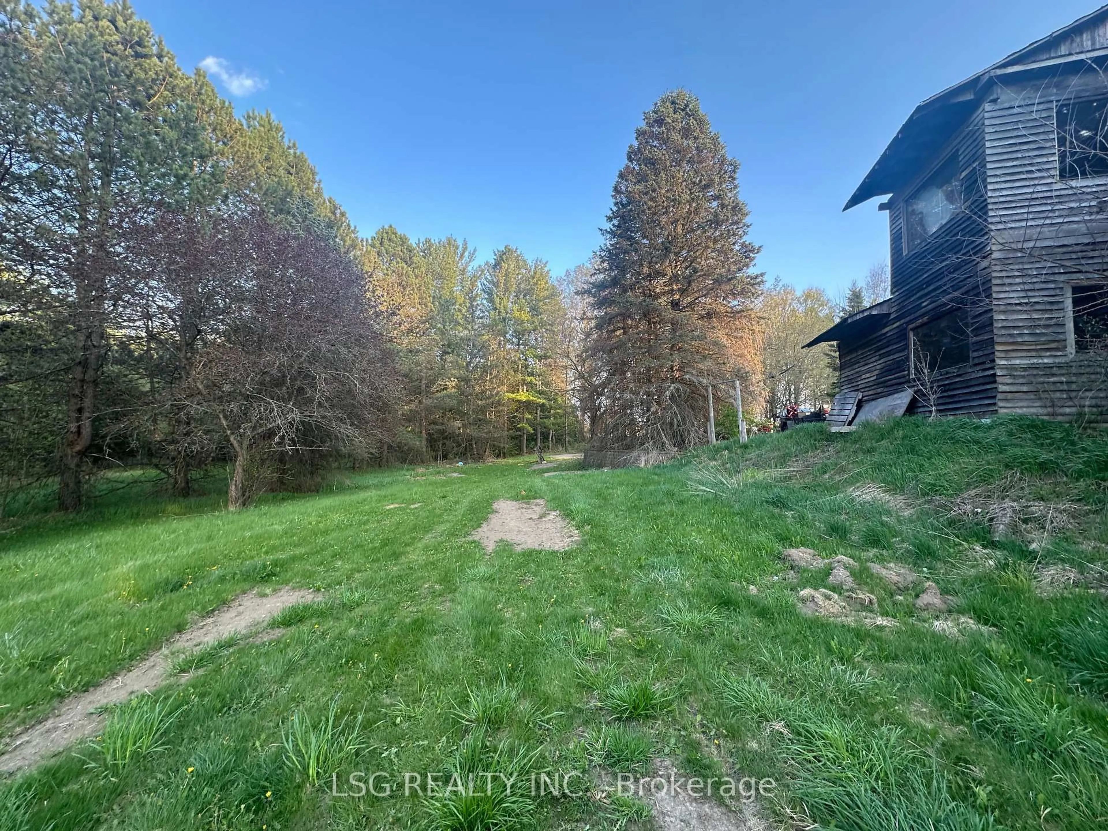 A pic from outside/outdoor area/front of a property/back of a property/a pic from drone, forest/trees view for 6180 18th Sdrd, King Ontario L0G 1T0