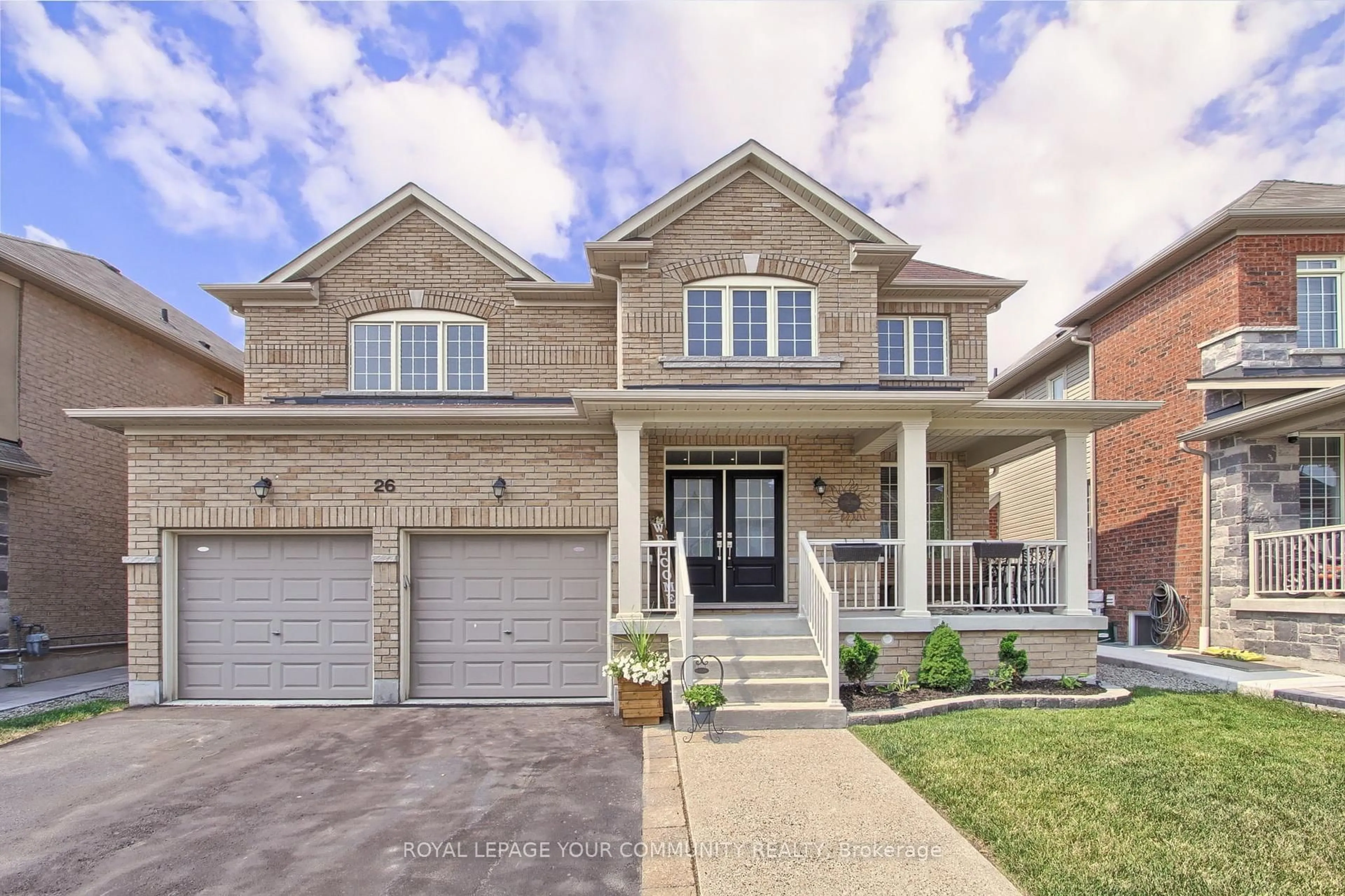 Home with brick exterior material, street for 26 Hodgson Rd, Bradford West Gwillimbury Ontario L3Z 0V4