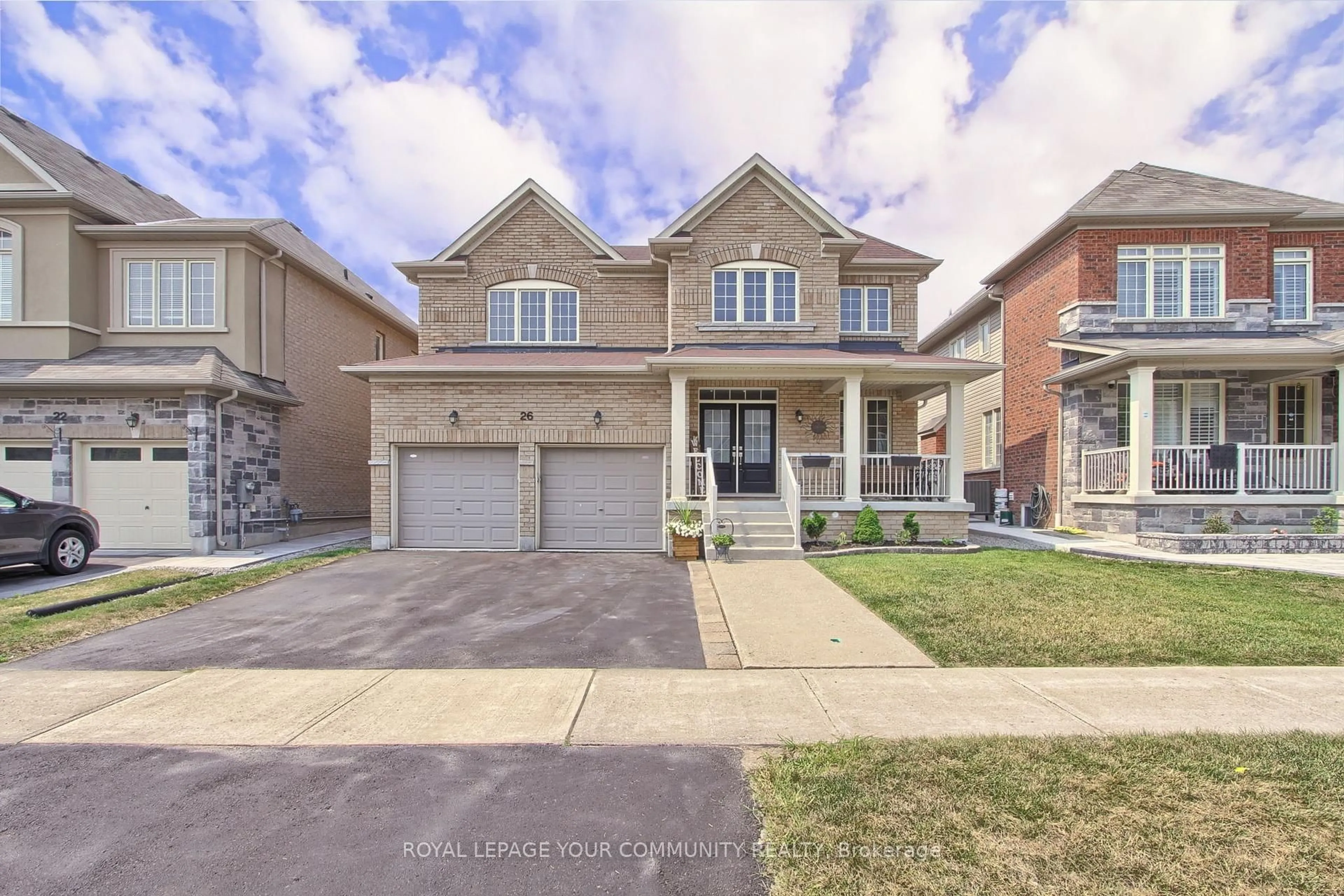 Home with brick exterior material, street for 26 Hodgson Rd, Bradford West Gwillimbury Ontario L3Z 0V4