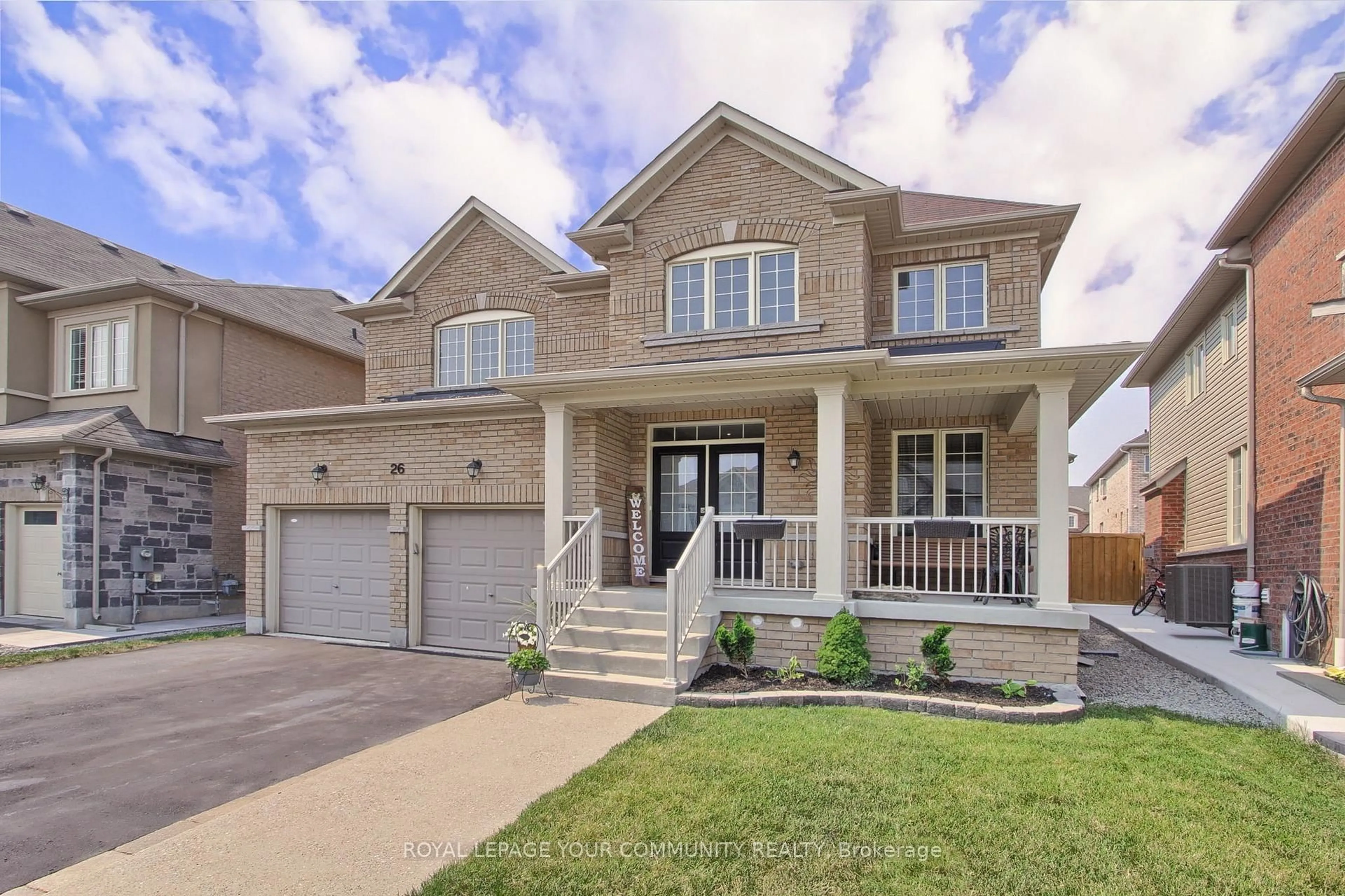 Home with brick exterior material, street for 26 Hodgson Rd, Bradford West Gwillimbury Ontario L3Z 0V4