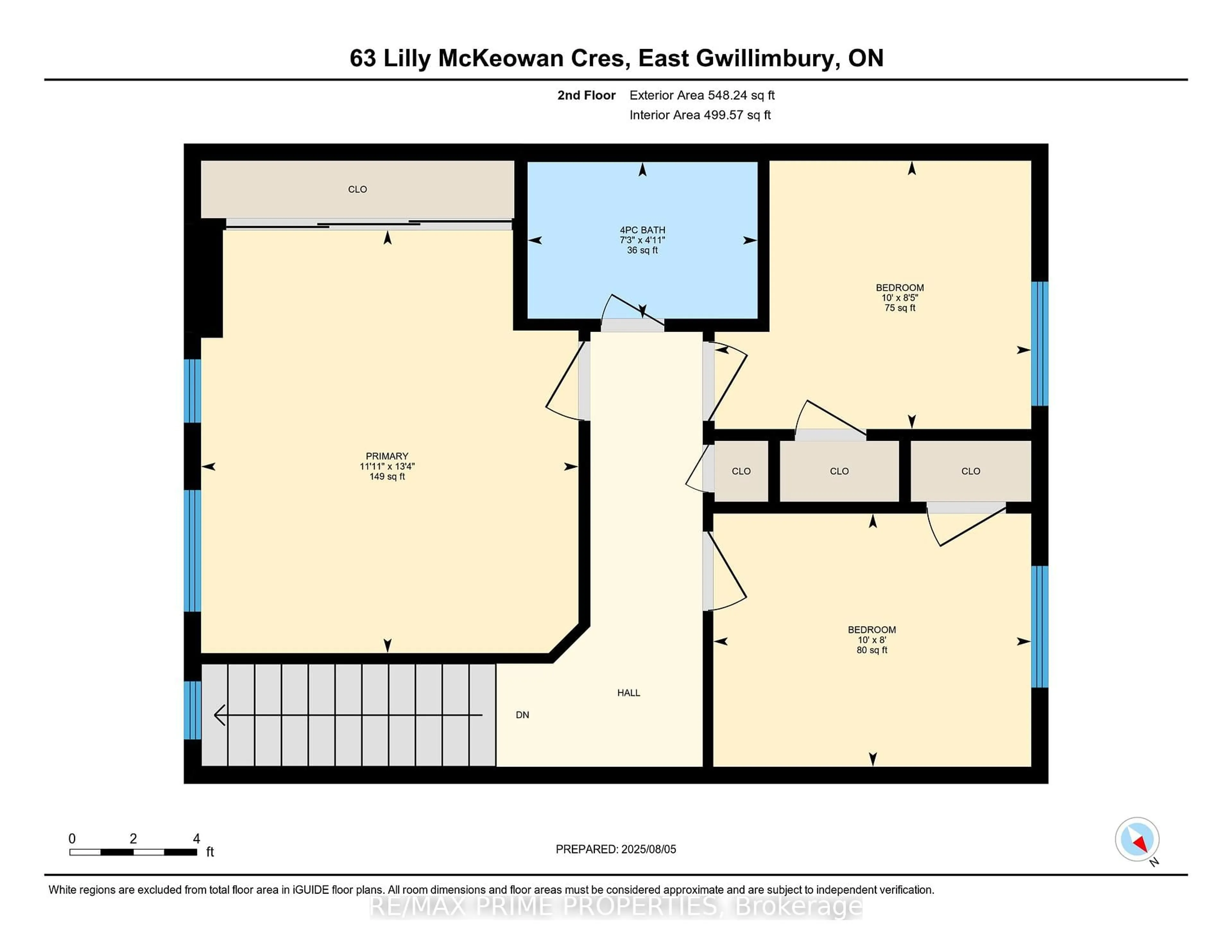 Floor plan for 63 Lilly Mckeowan Cres, East Gwillimbury Ontario L0G 1M0