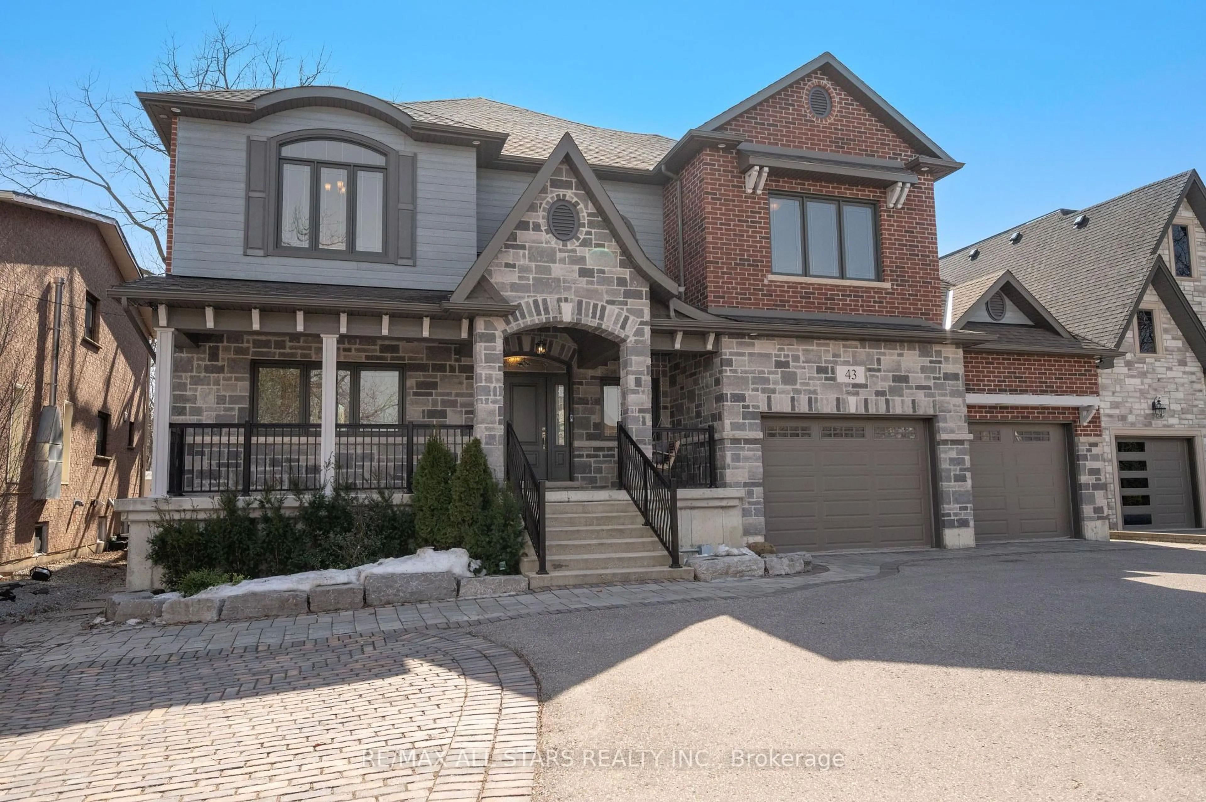 Home with brick exterior material, street for 43 Elm Grove Ave, Richmond Hill Ontario L4E 2V4