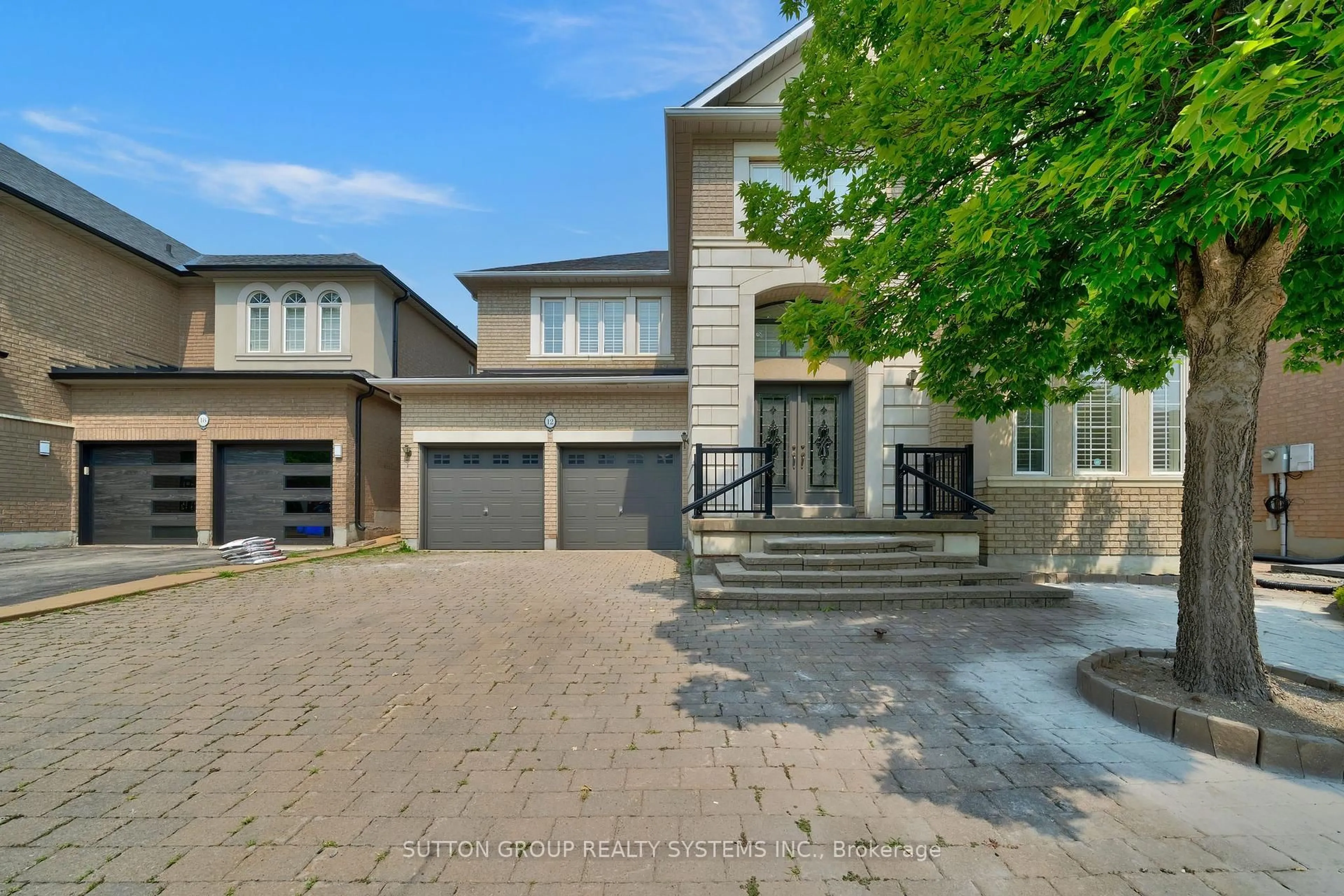 Home with brick exterior material, street for 12 St Urbain Dr, Vaughan Ontario L4H 2X4