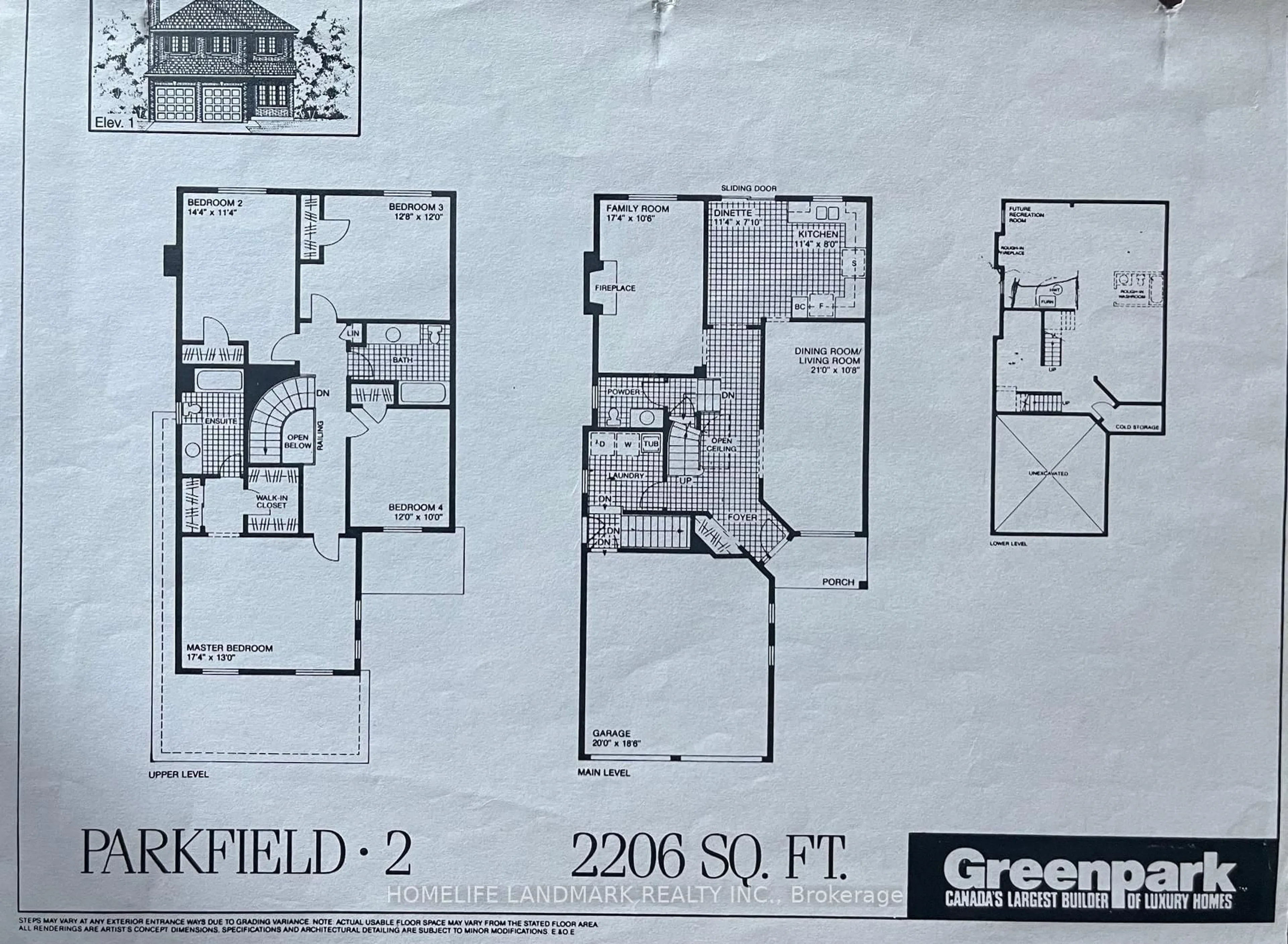 Floor plan for 19 Eastern Rd, Vaughan Ontario L4L 8S2