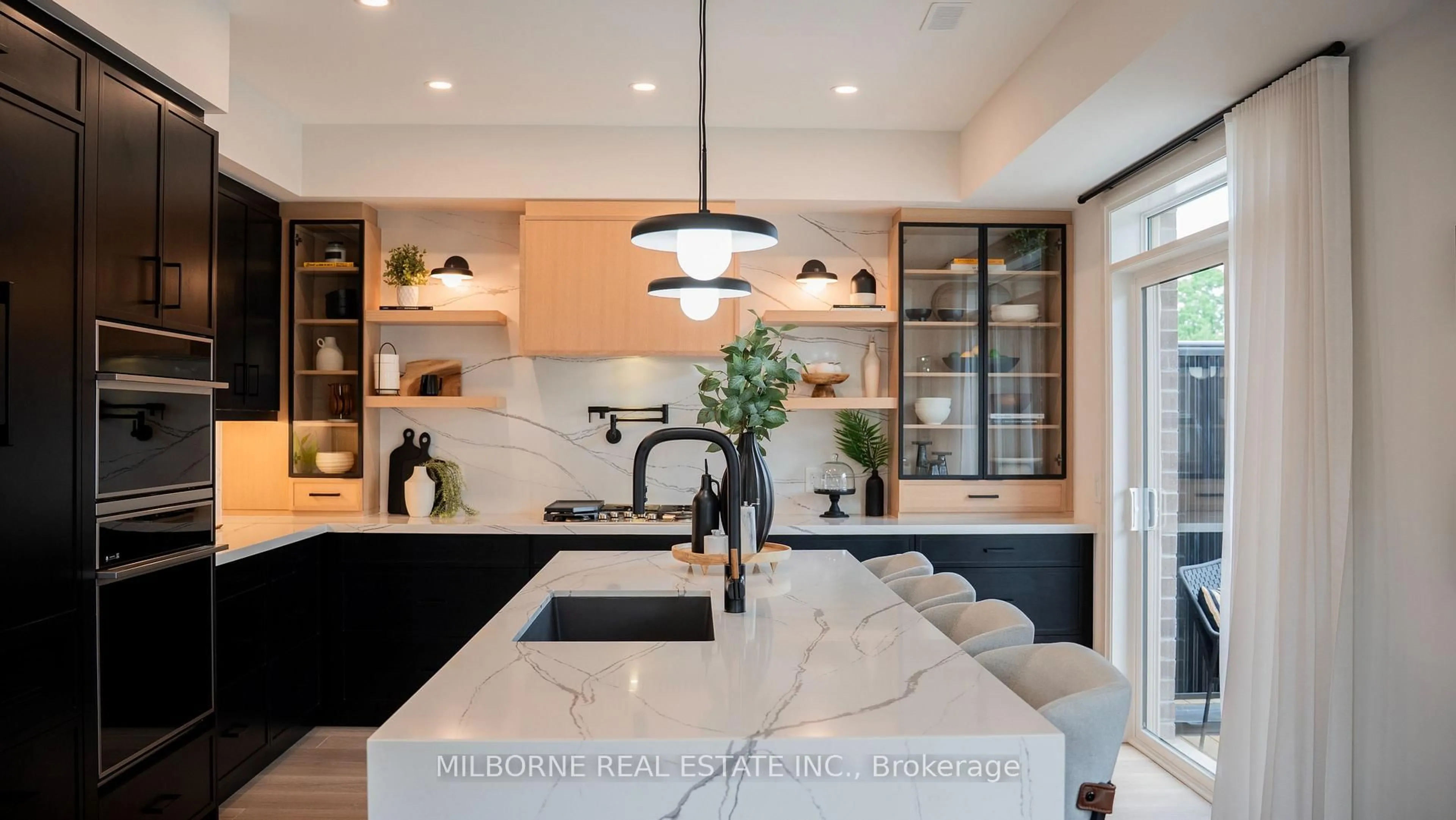 Contemporary kitchen, ceramic/tile floor for 50 Fred Beaton Pl, King Ontario L7B 1G2