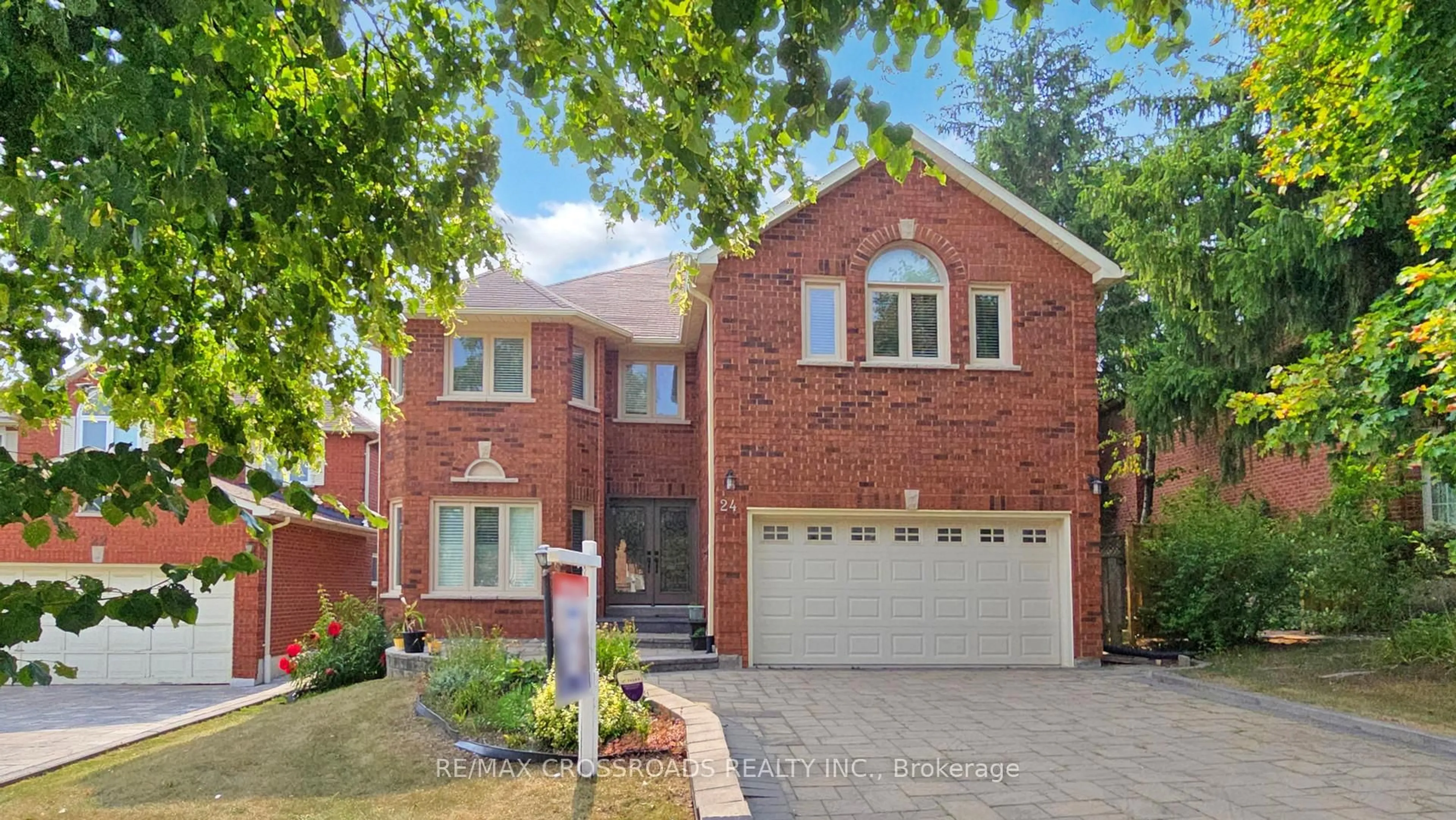Home with brick exterior material, street for 24 Edinburgh Dr, Richmond Hill Ontario L4B 1W3