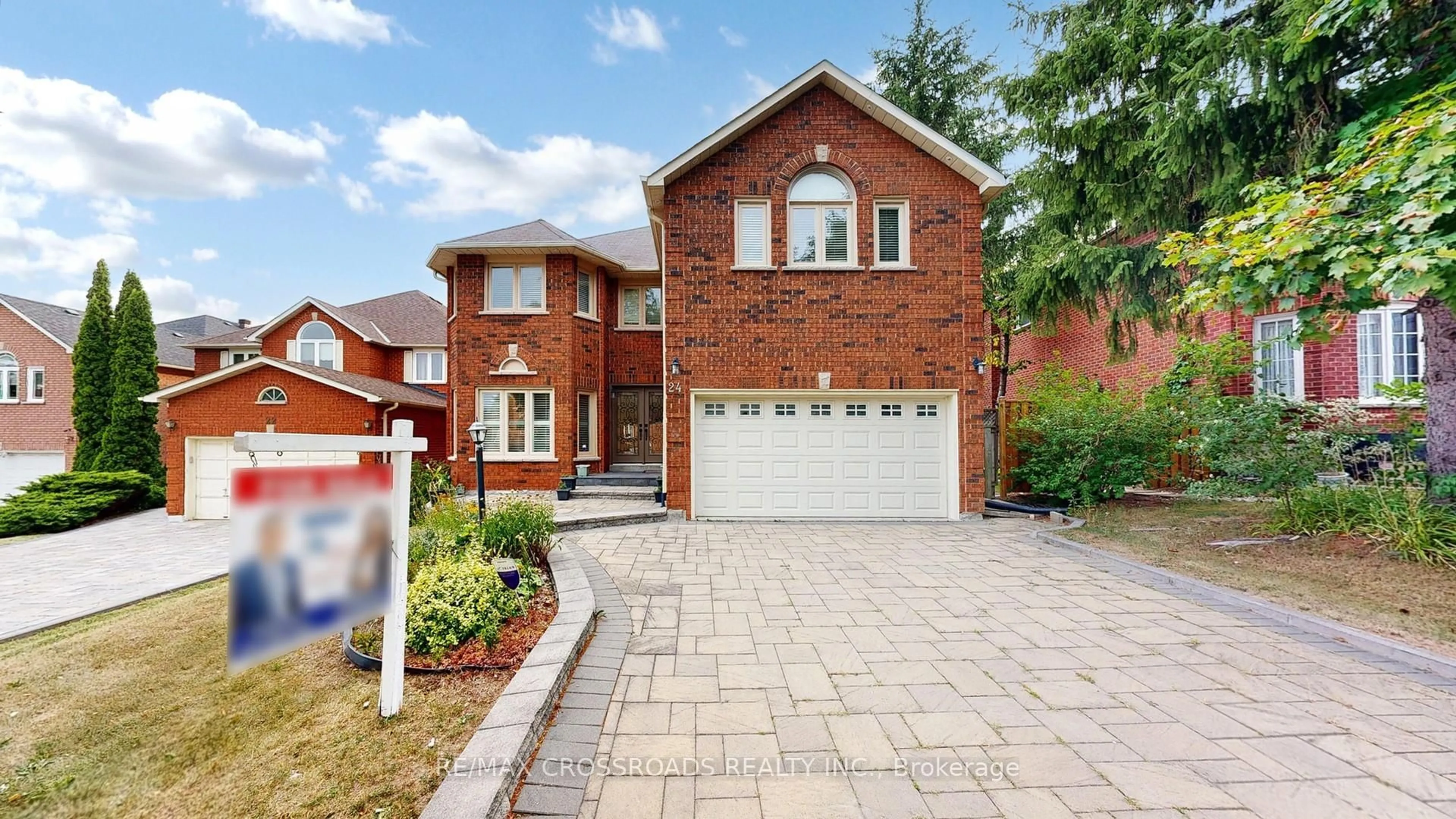 Home with brick exterior material, street for 24 Edinburgh Dr, Richmond Hill Ontario L4B 1W3