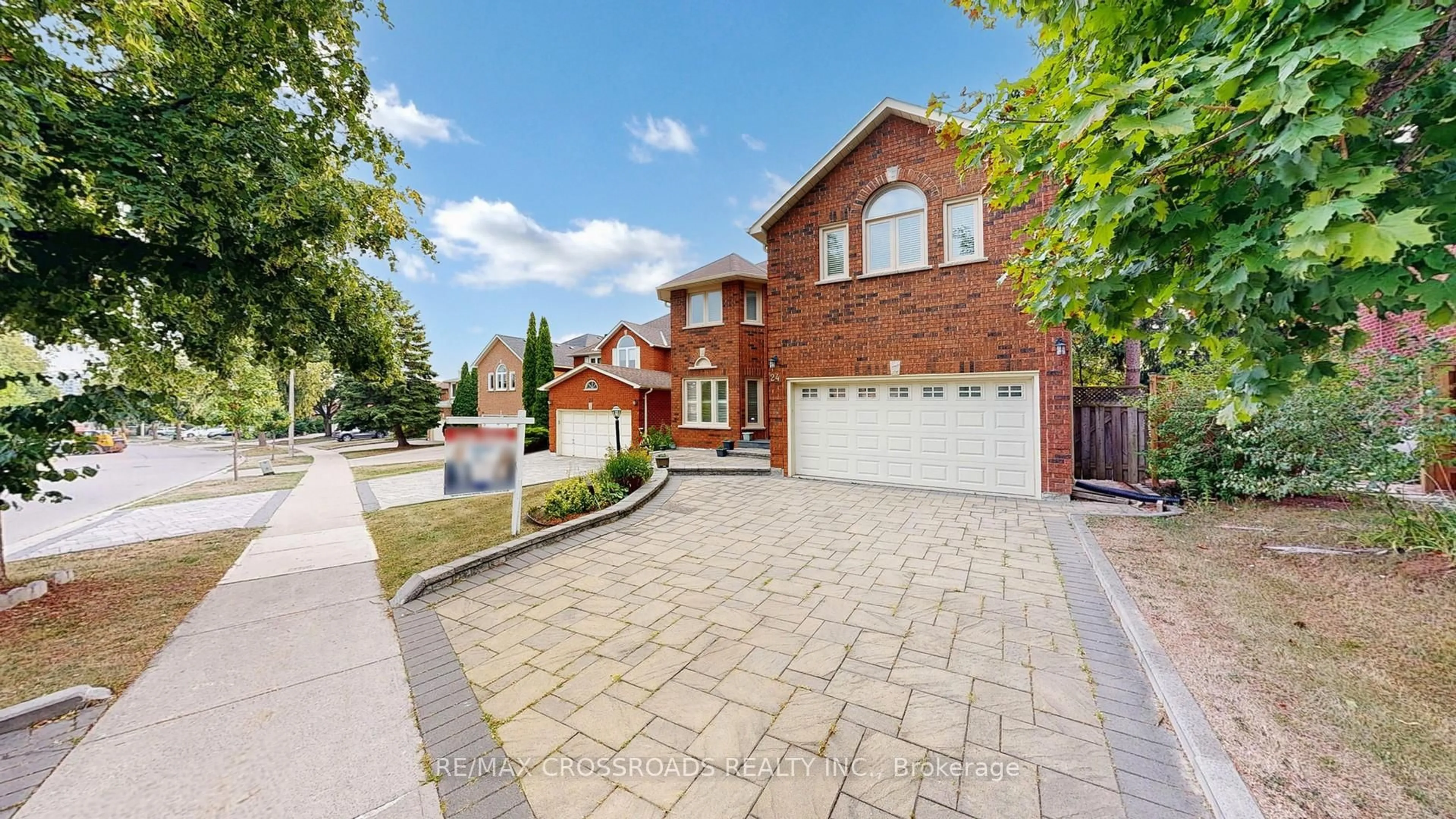 Home with brick exterior material, street for 24 Edinburgh Dr, Richmond Hill Ontario L4B 1W3