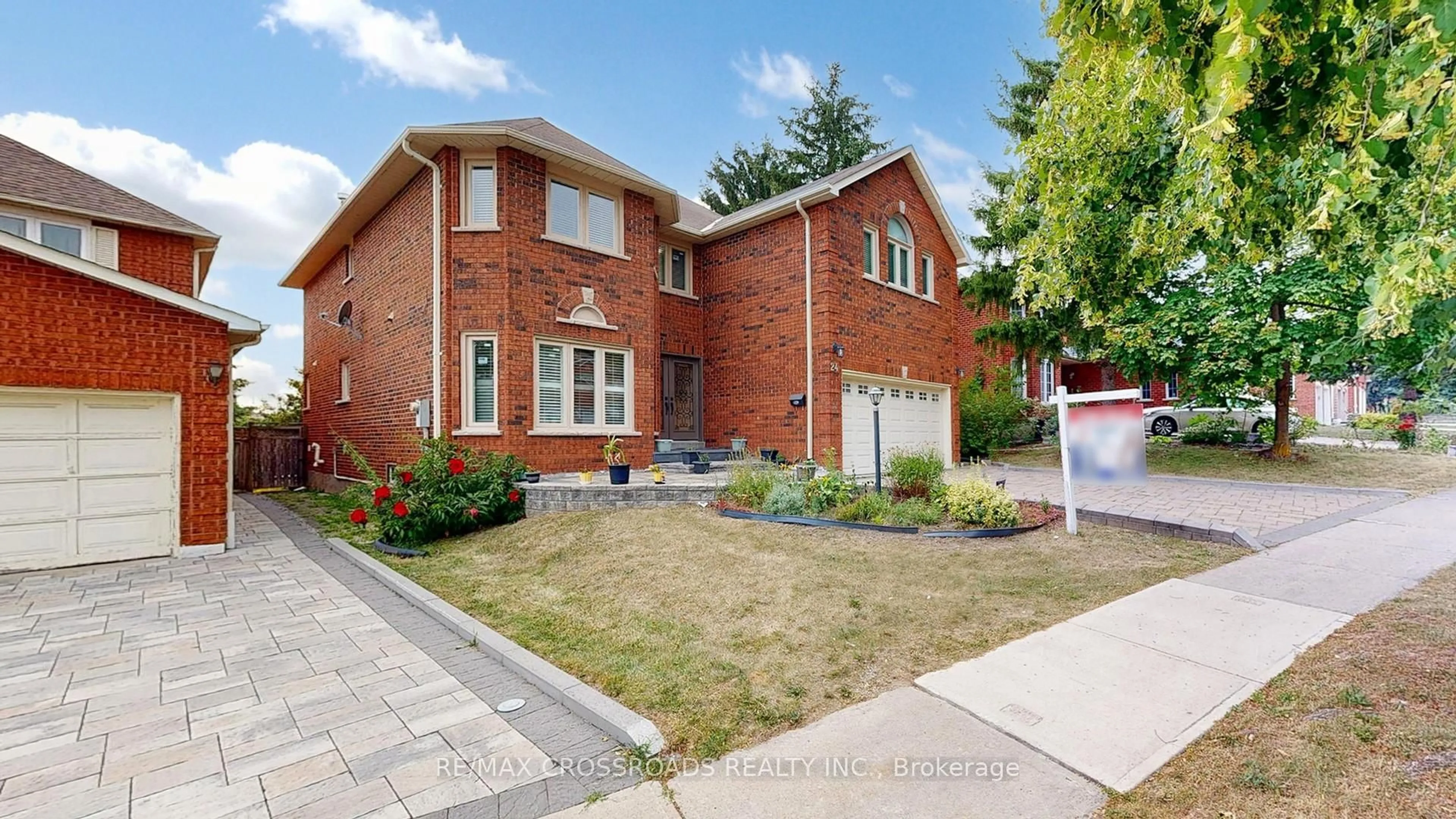 Home with brick exterior material, street for 24 Edinburgh Dr, Richmond Hill Ontario L4B 1W3