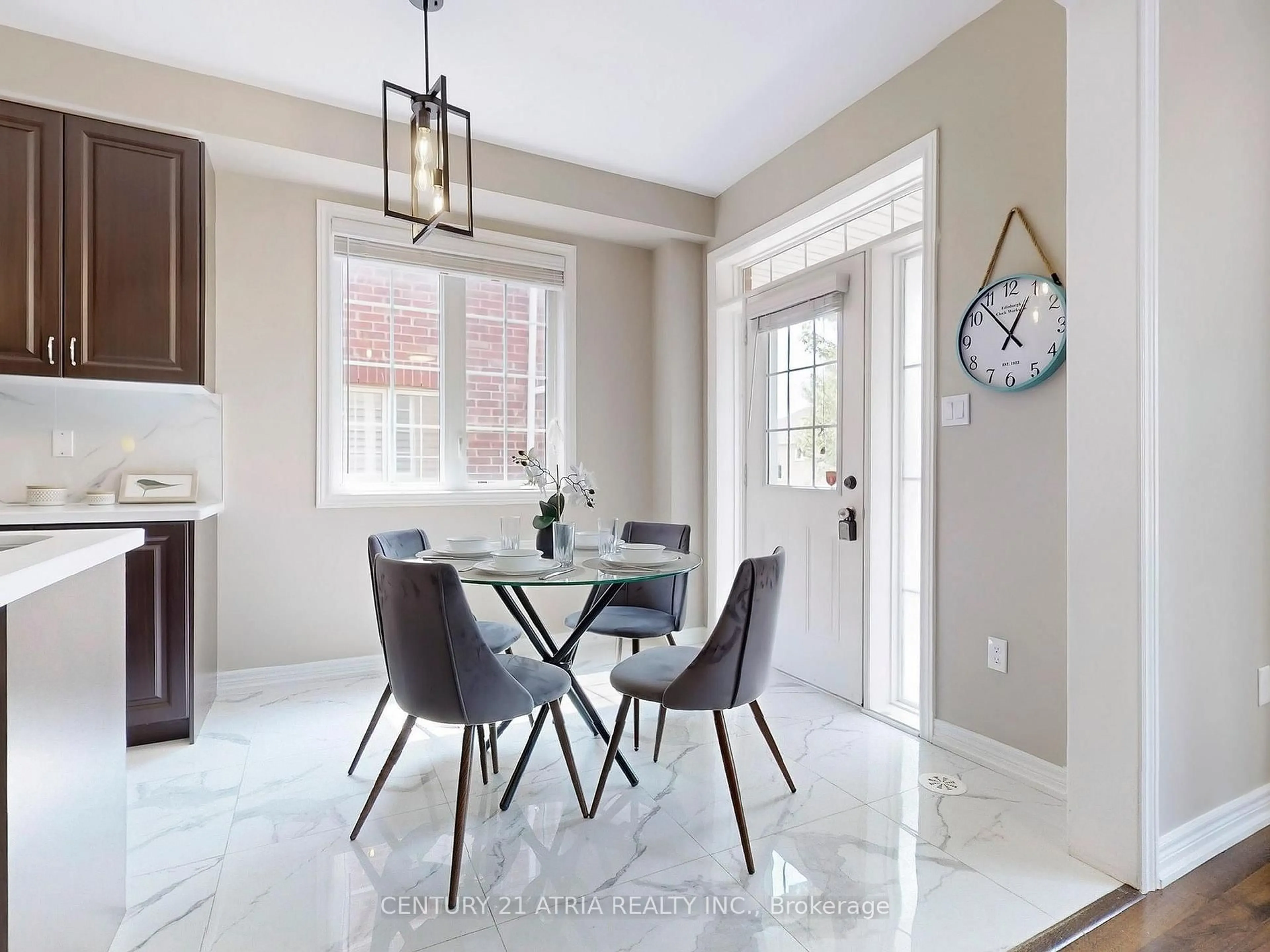 Dining room, ceramic/tile floor for 12 Roy Grove Way, Markham Ontario L6E 0T6